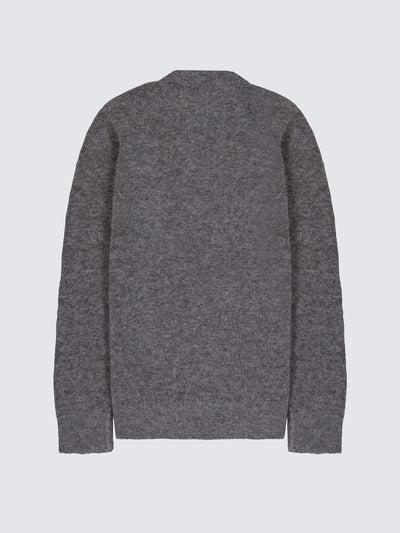 Maglia Girocollo In Alpaca