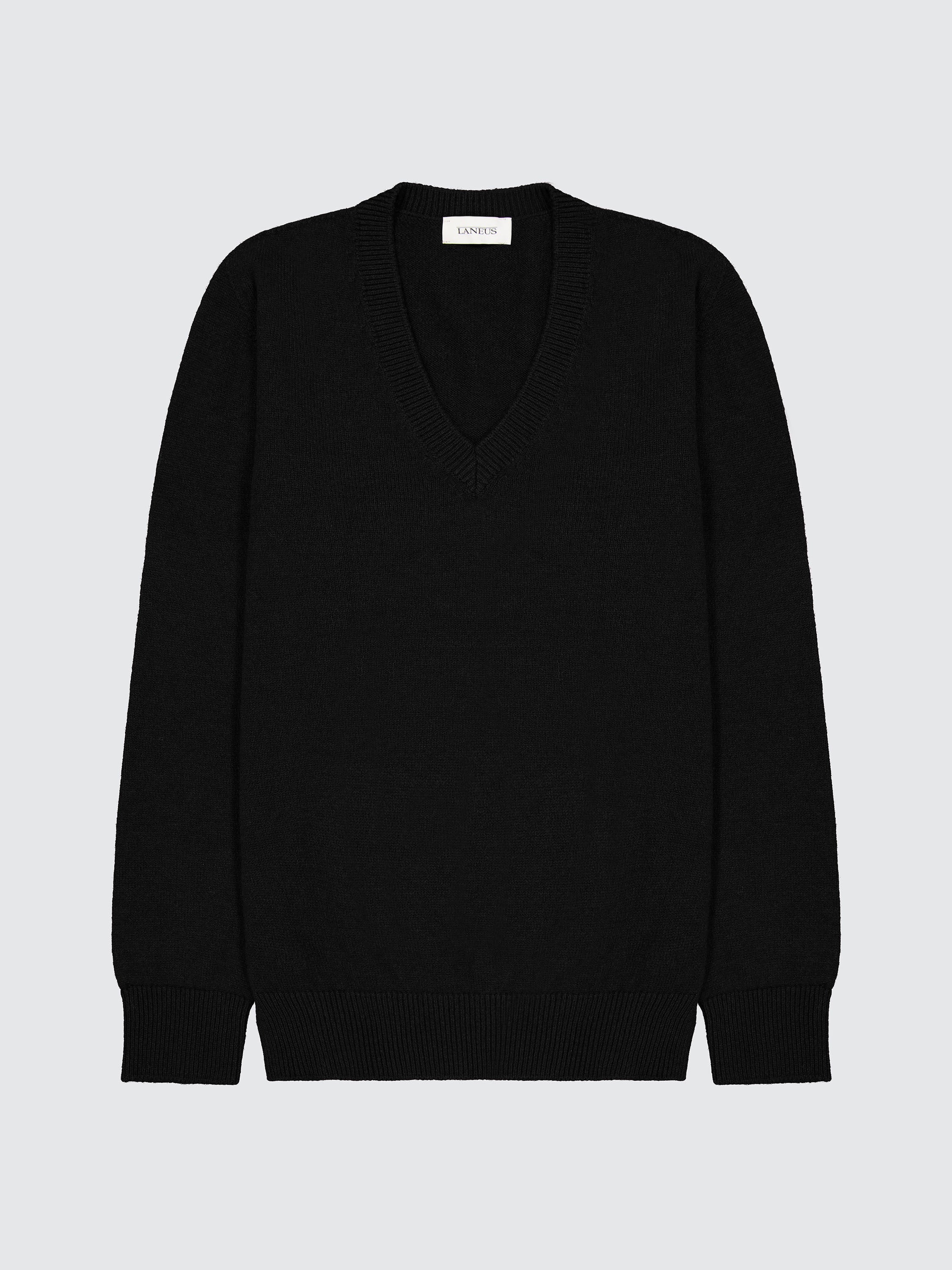 Merino Wool And Cashmere V-Neck Sweater