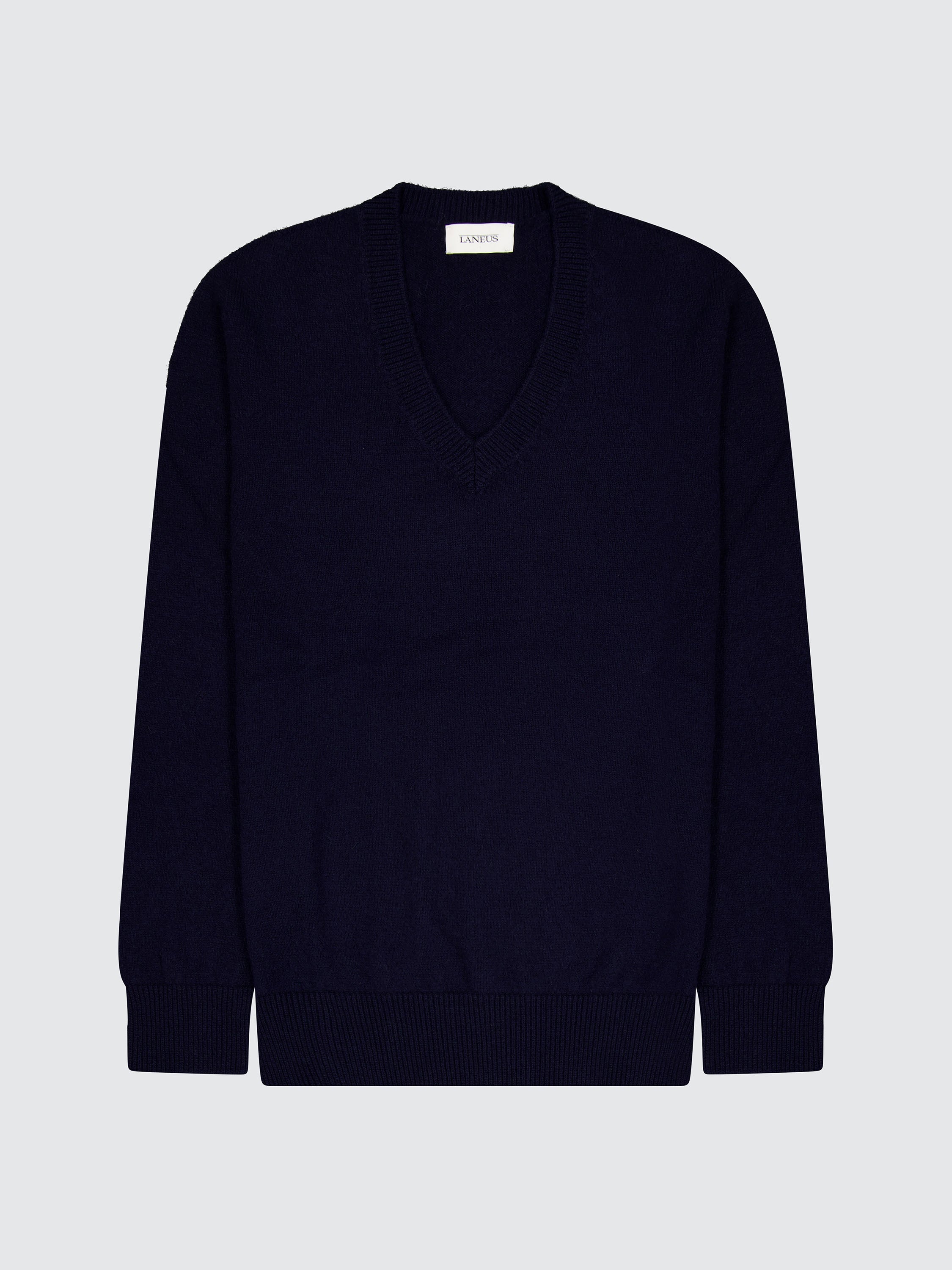 Merino Wool And Cashmere V-Neck Sweater