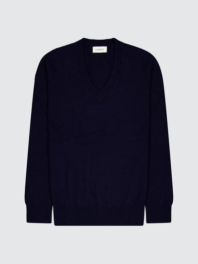 Maglia Scollo A V In Lana Merino E Cashmere