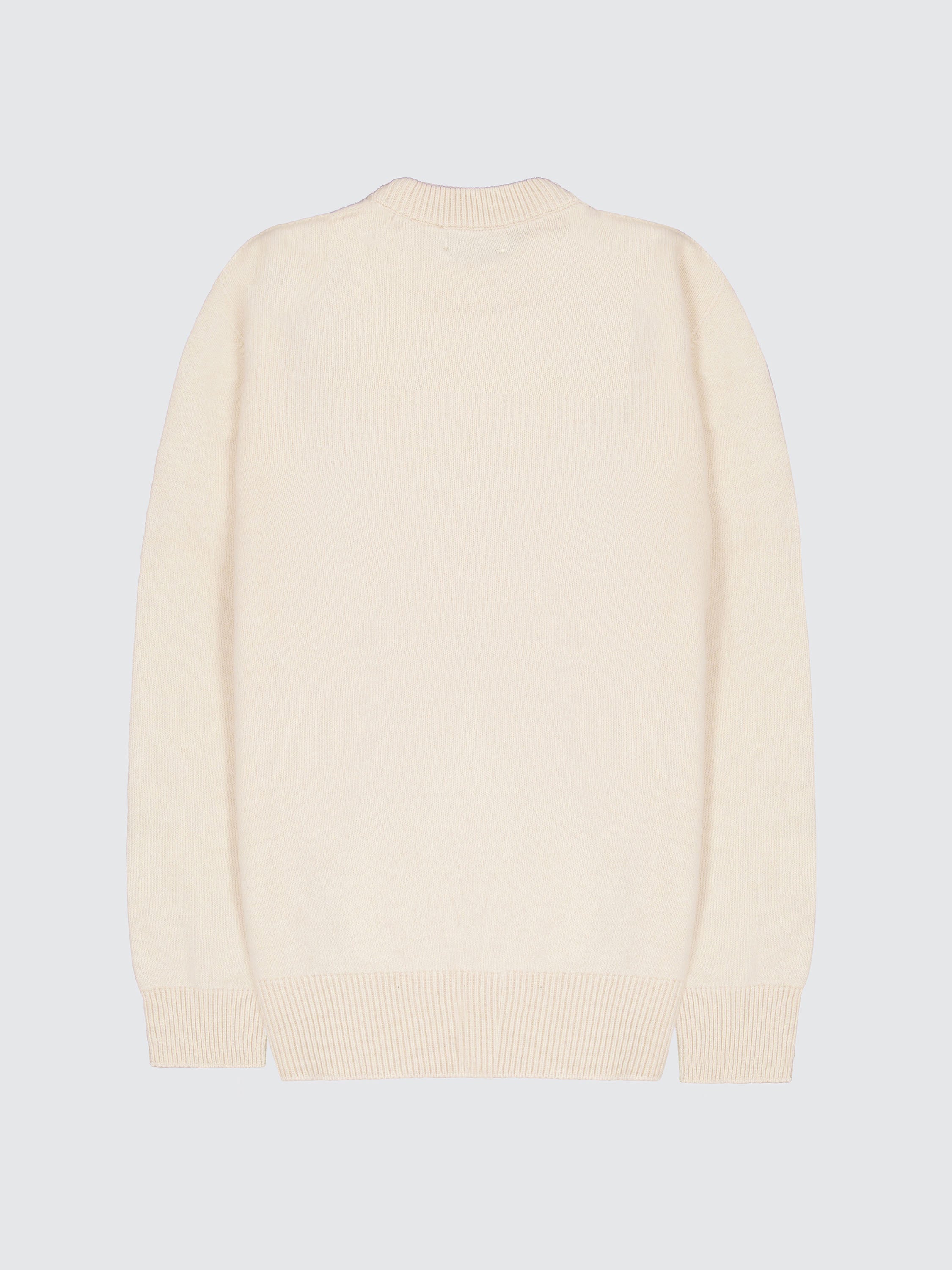 Merino Wool and Cashmere Crewneck Sweater