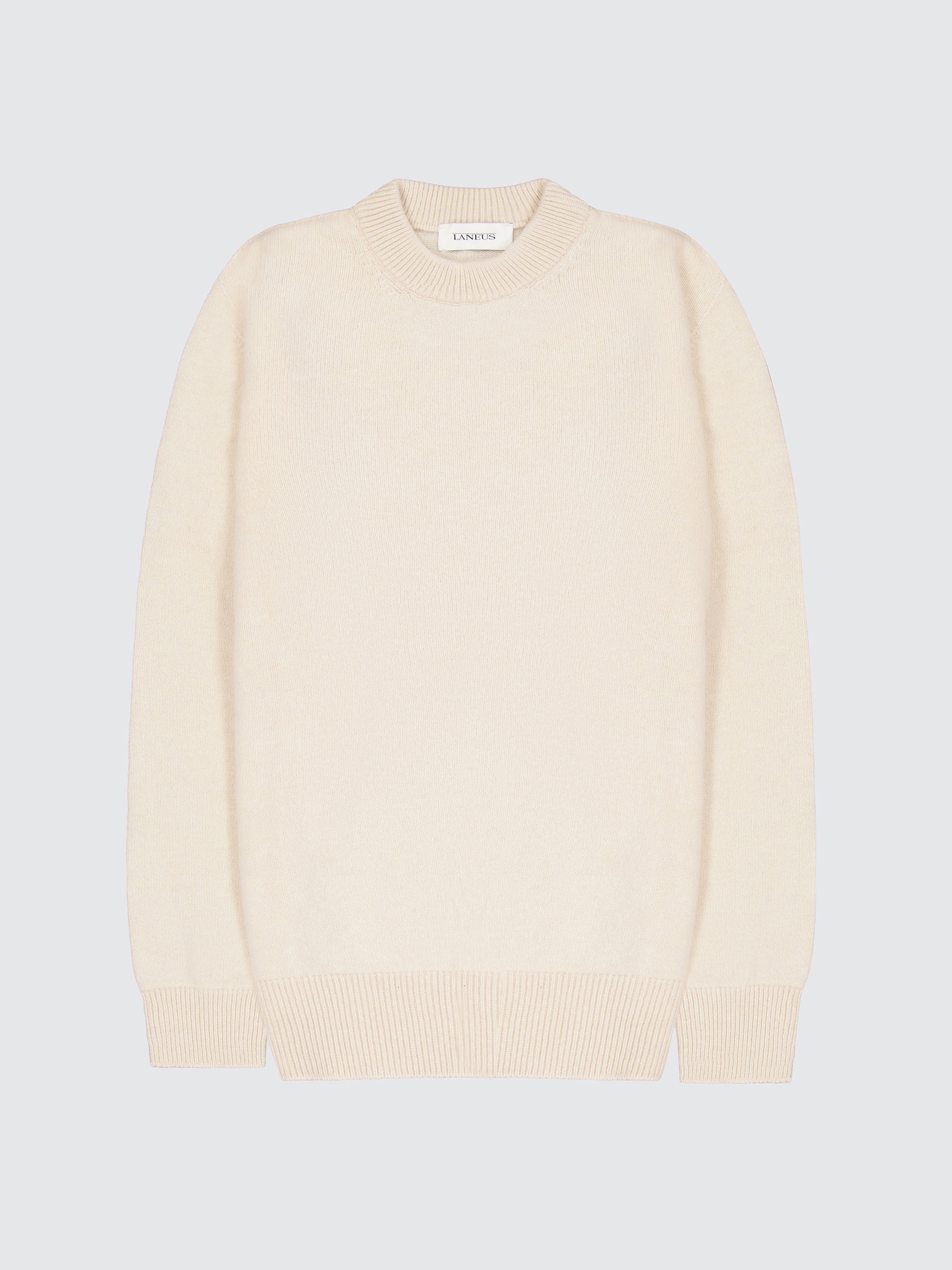 Merino Wool and Cashmere Crewneck Sweater