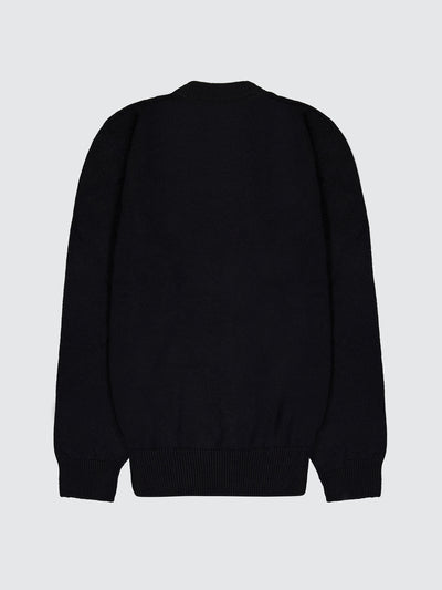 Maglia Girocollo In Lana Merino E Cashmere