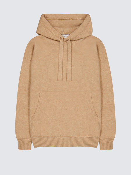 Cashmere and Silk Hooded Sweater