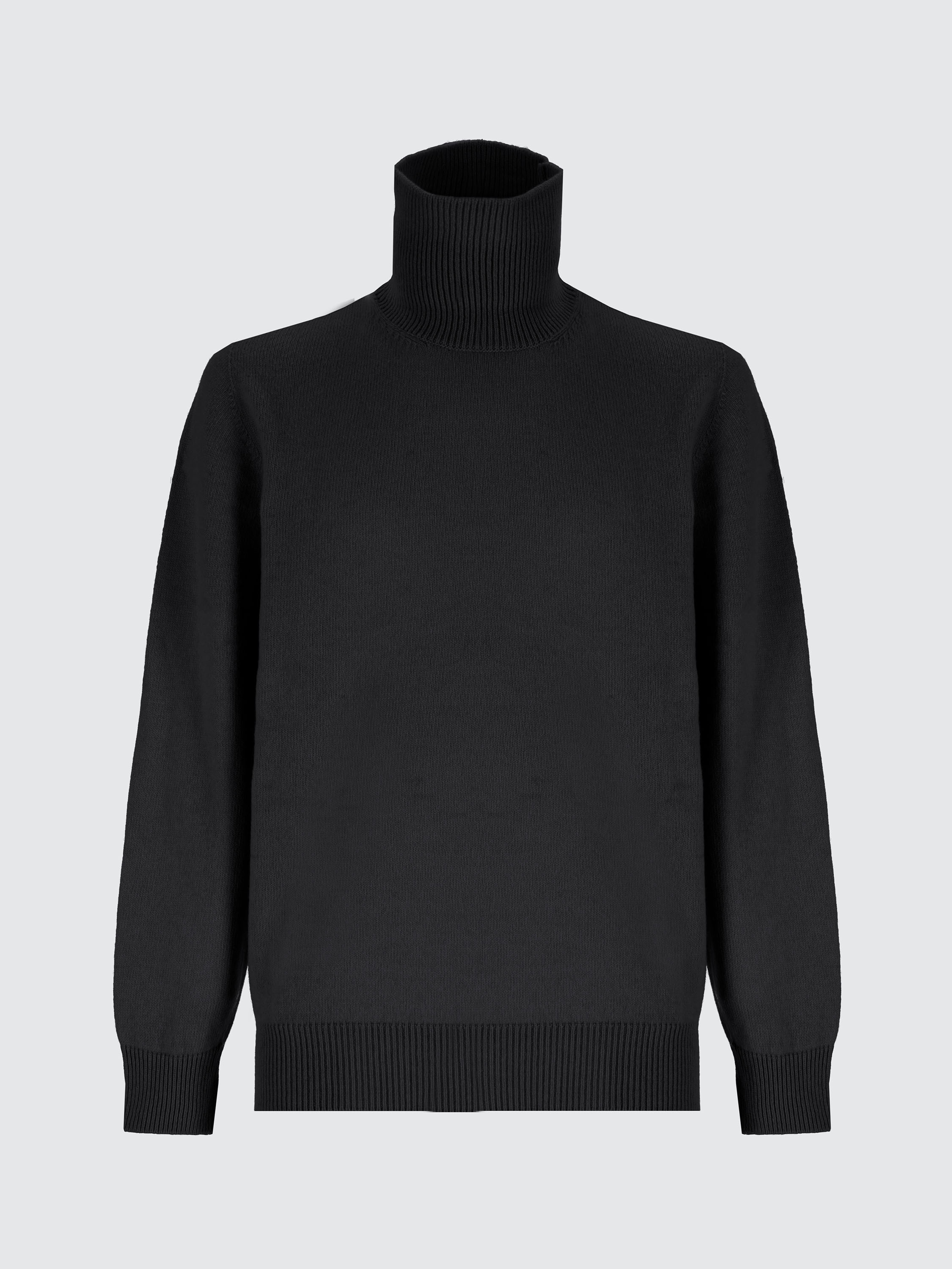 Merino Wool Turtleneck Sweater