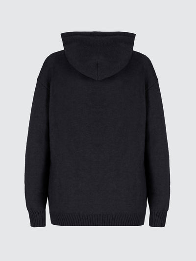 Felpa Con Cappuccio In Cashmere E Seta