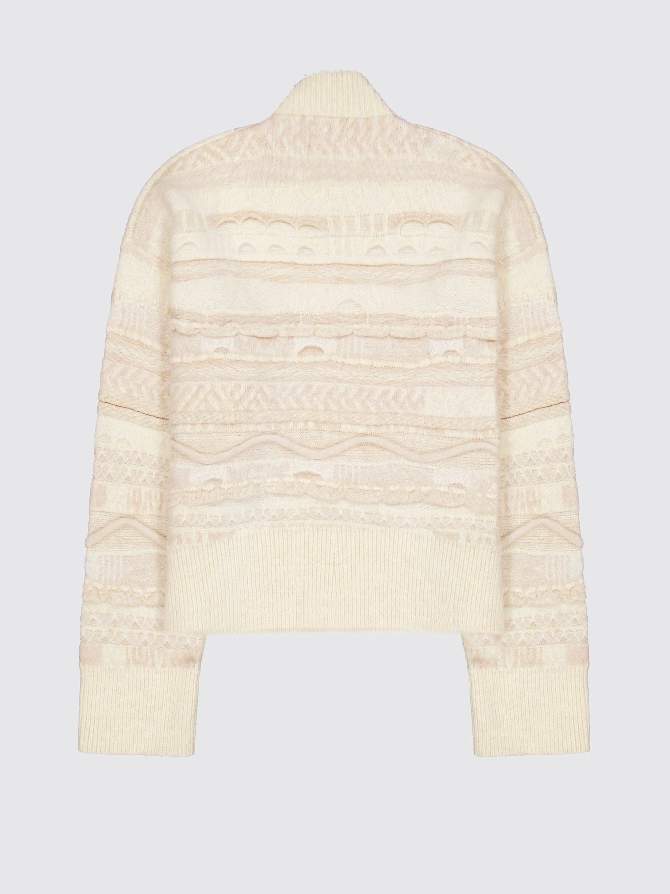 Jacquard Crewneck Sweater