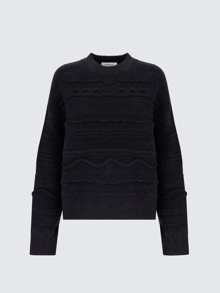 Jacquard Crewneck Sweater