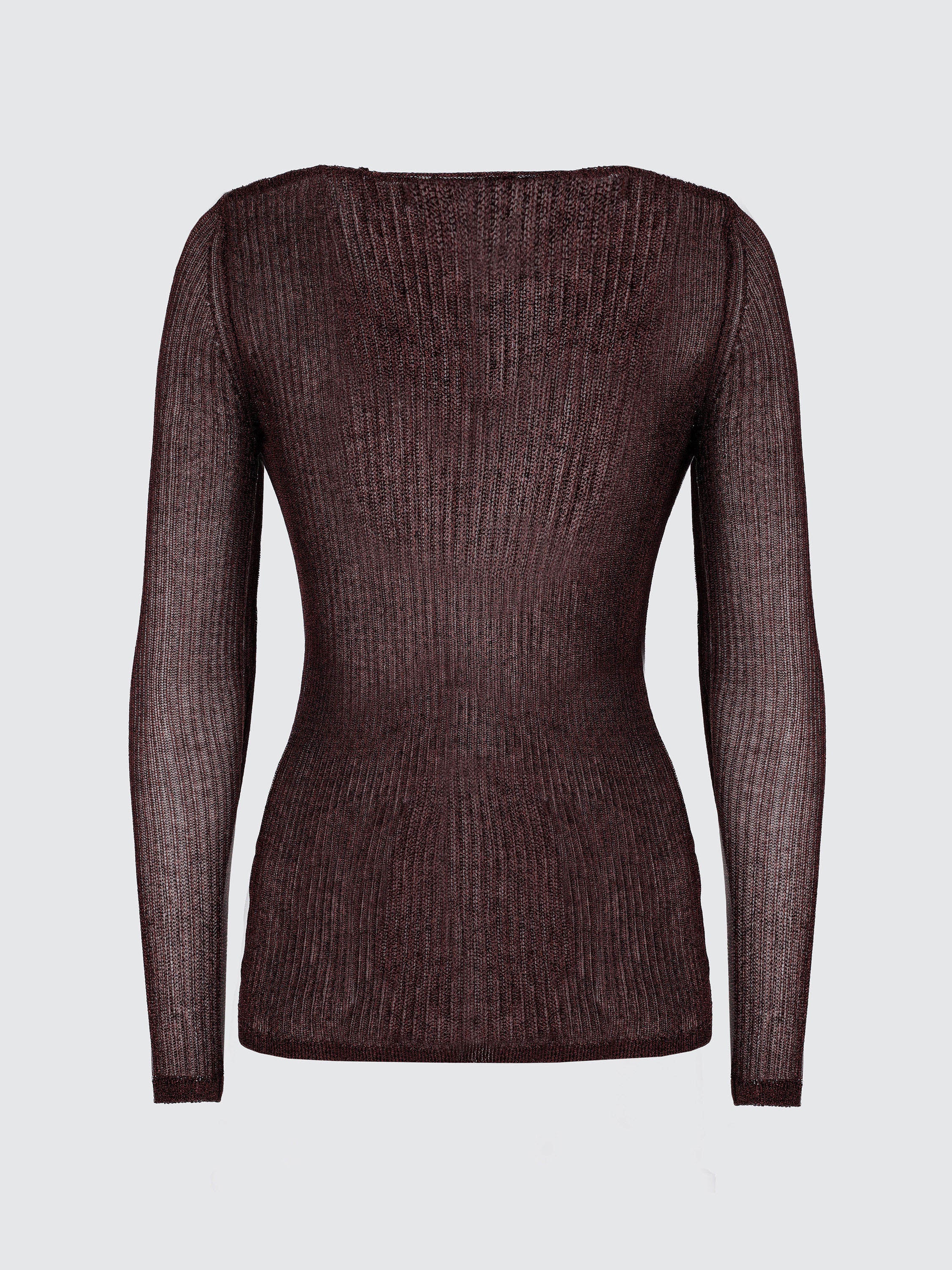 Lurex V-Neck Sweater