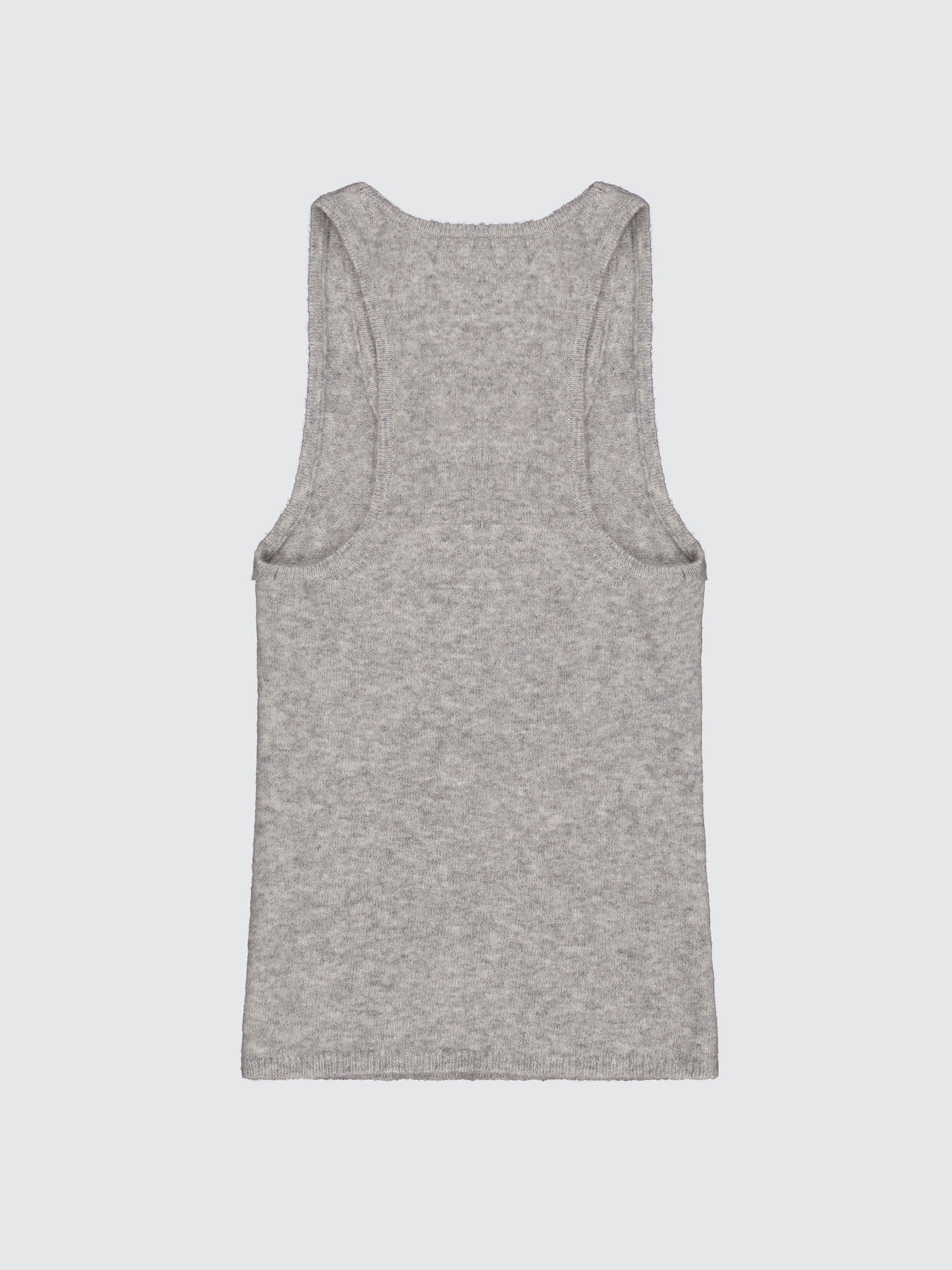 Crew Neck Wool Tank Top