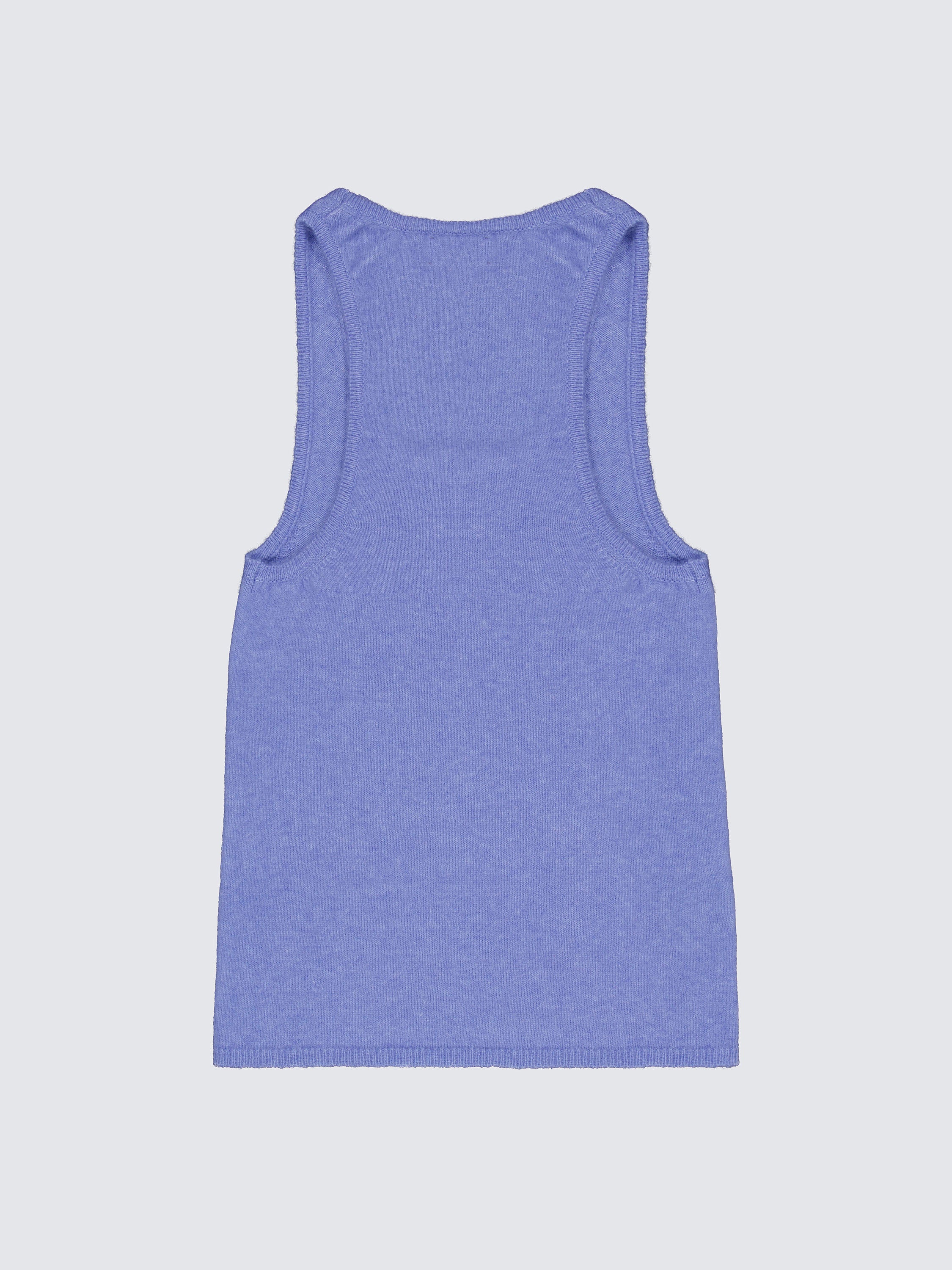 Crew Neck Wool Tank Top