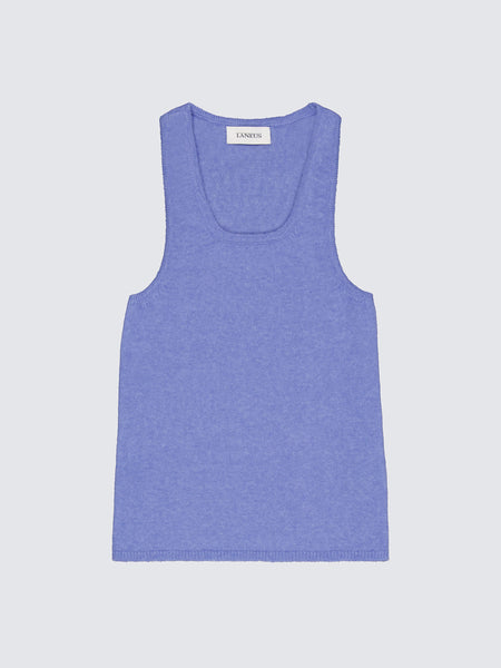 Crew Neck Wool Tank Top