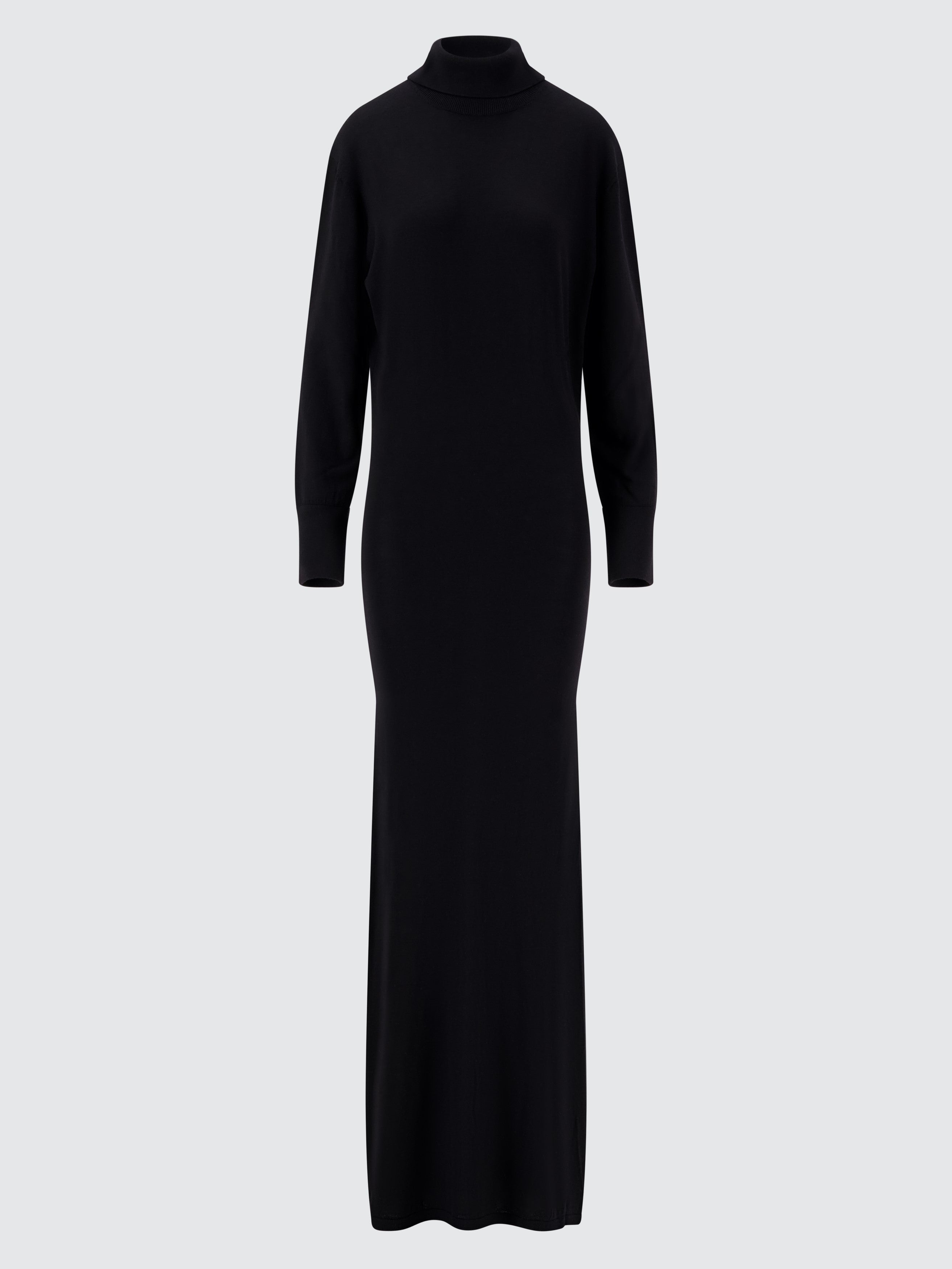 Turtleneck Dress In Virgin Wool