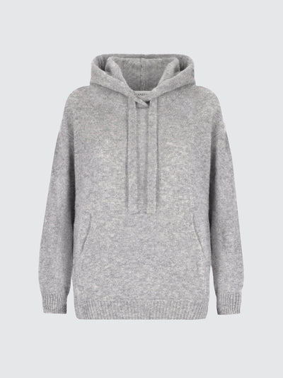 Felpa Con Cappuccio In Cashmere E Seta