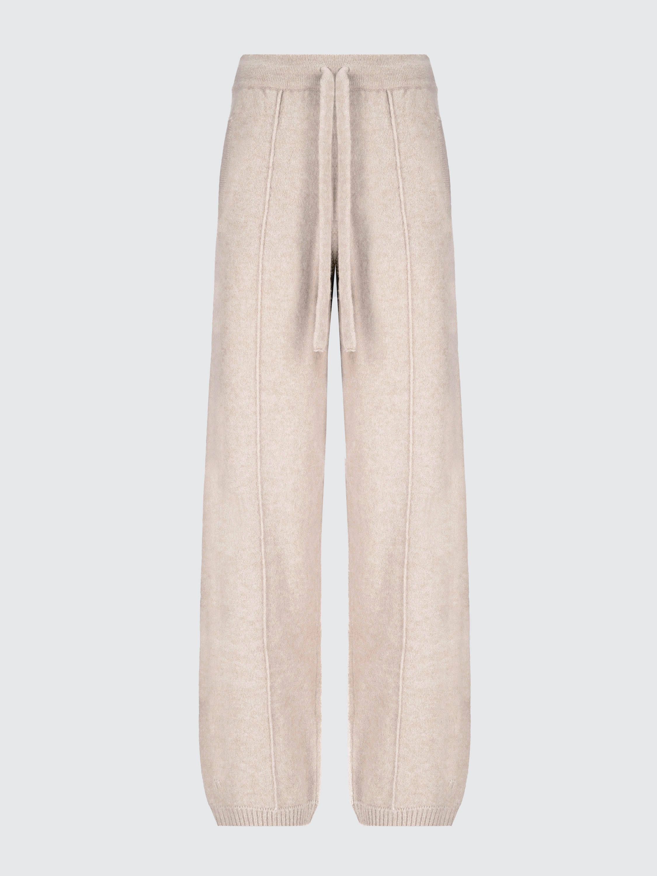 Pantalone Stile Tuta In Cashmere E Seta