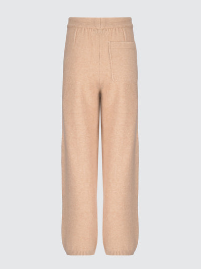 Pantalone Stile Tuta In Cashmere E Seta