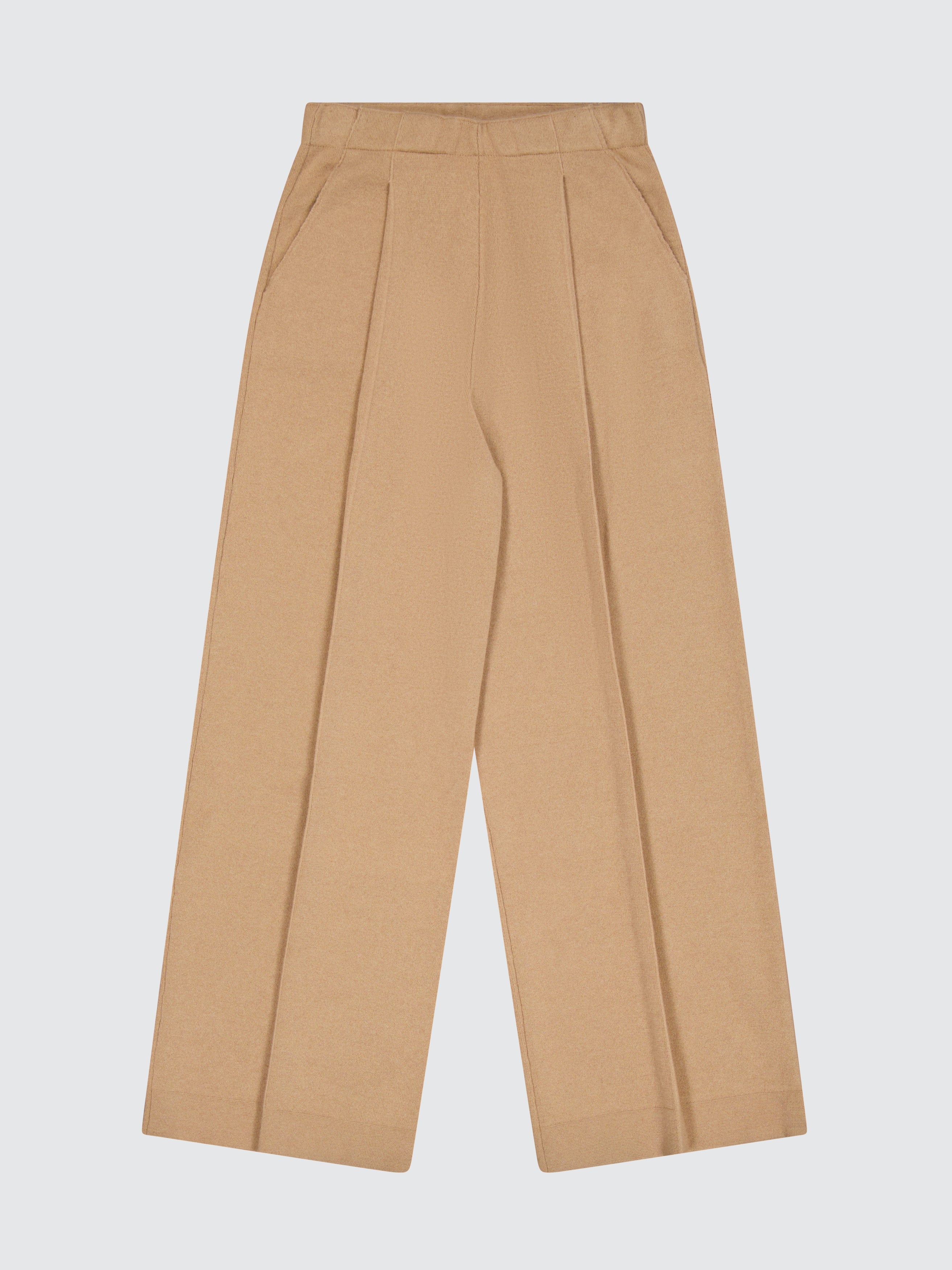 Pantalone Mono Pence In Lana Merino E Cashmere