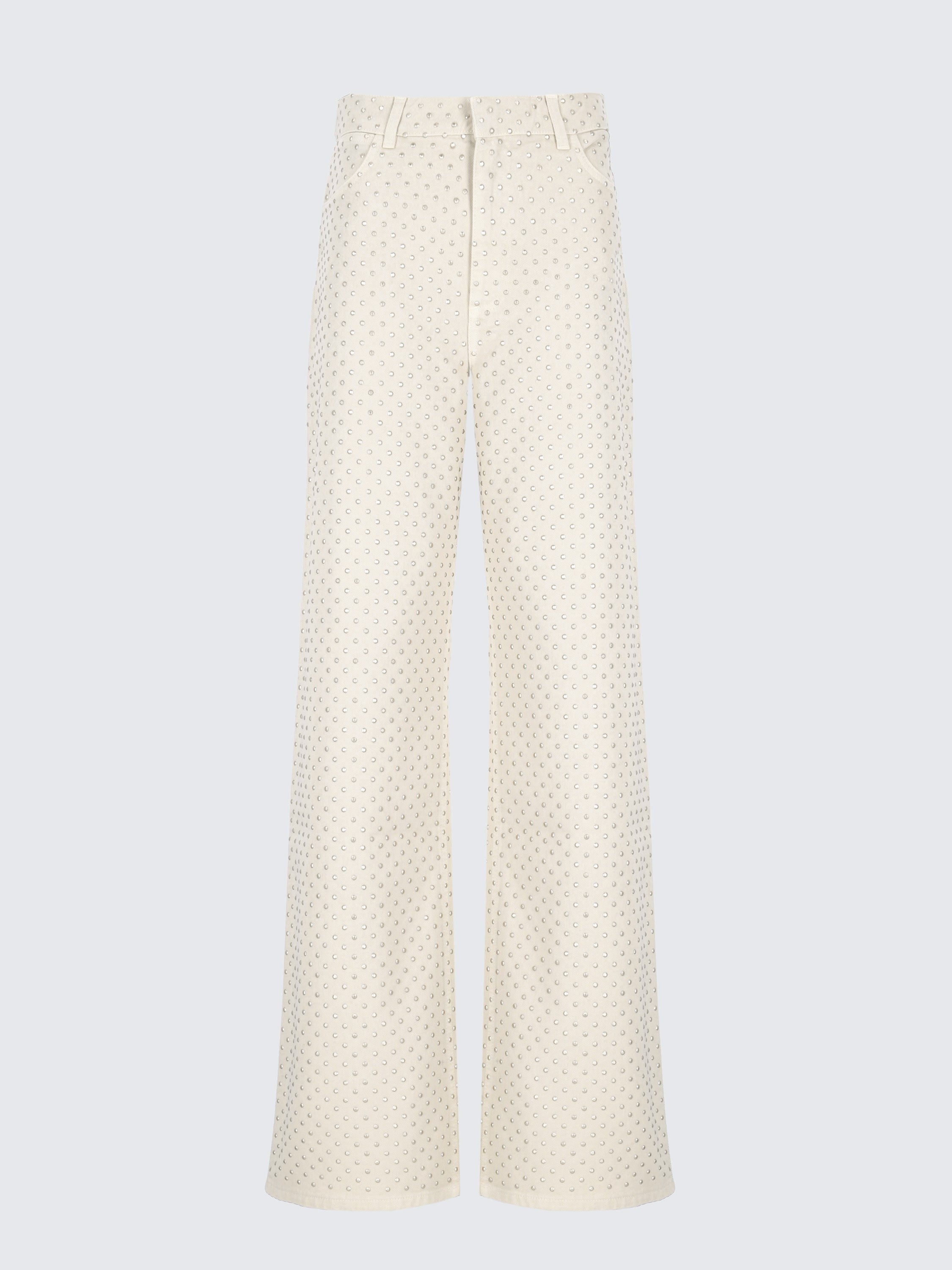 Pantalone Baggy Con Hotfix Crystal