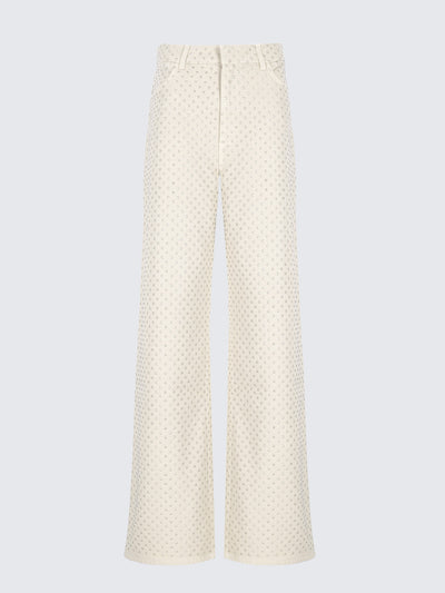 Pantalone Baggy Con Hotfix Crystal