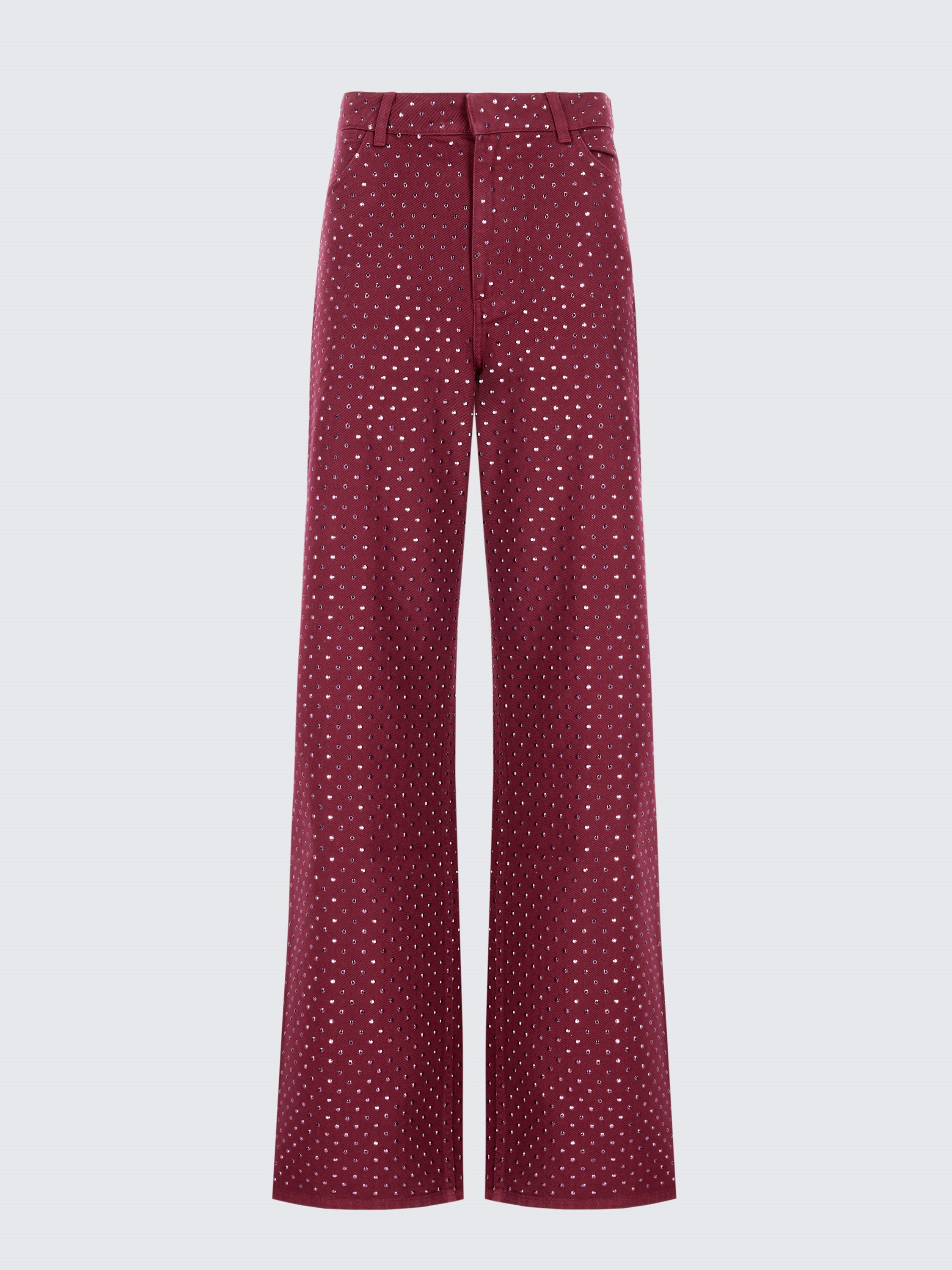 Pantalone Baggy Con Hotfix Crystal