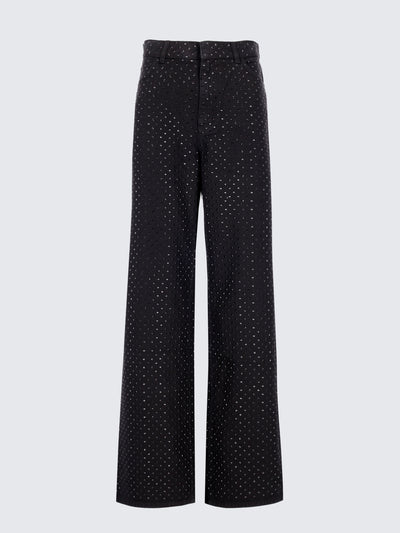 Pantalone Baggy Con Hotfix Crystal