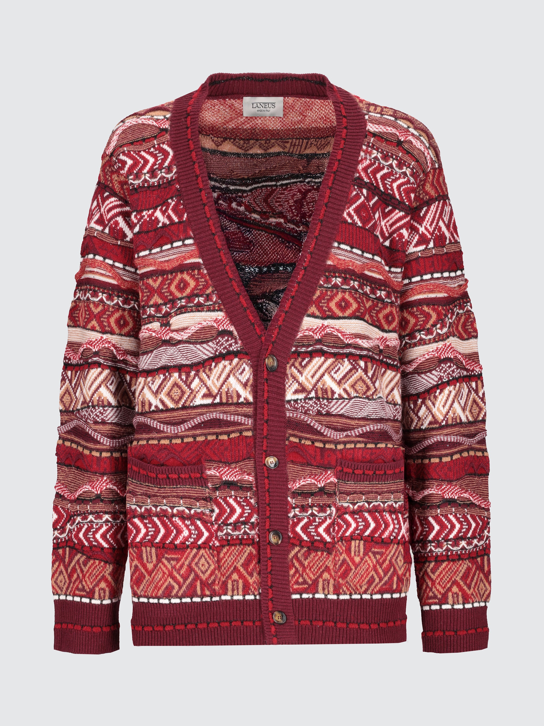 Knitted iconic jacquard cardigan