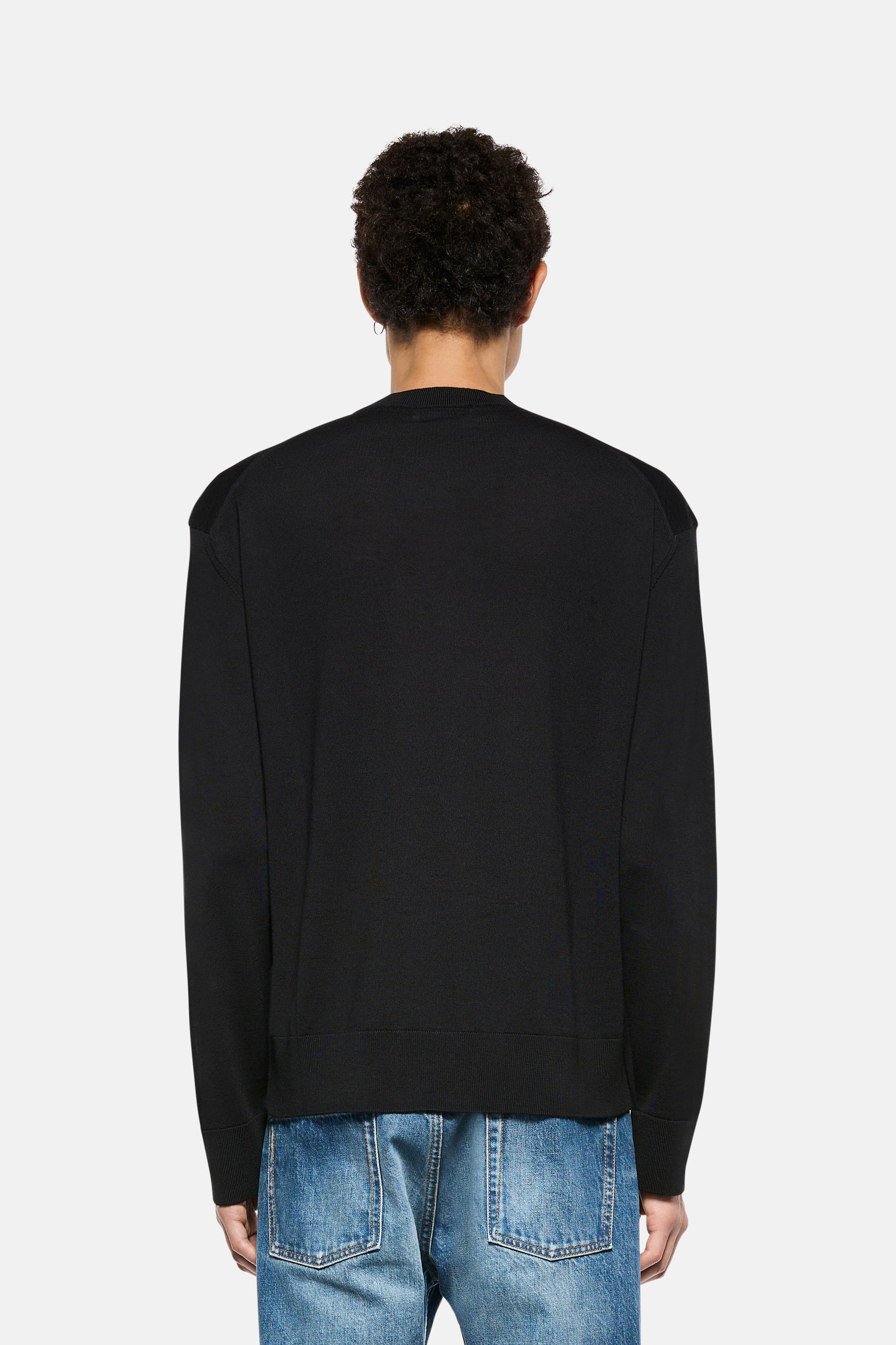 Maglia girocollo in lana e cashmere