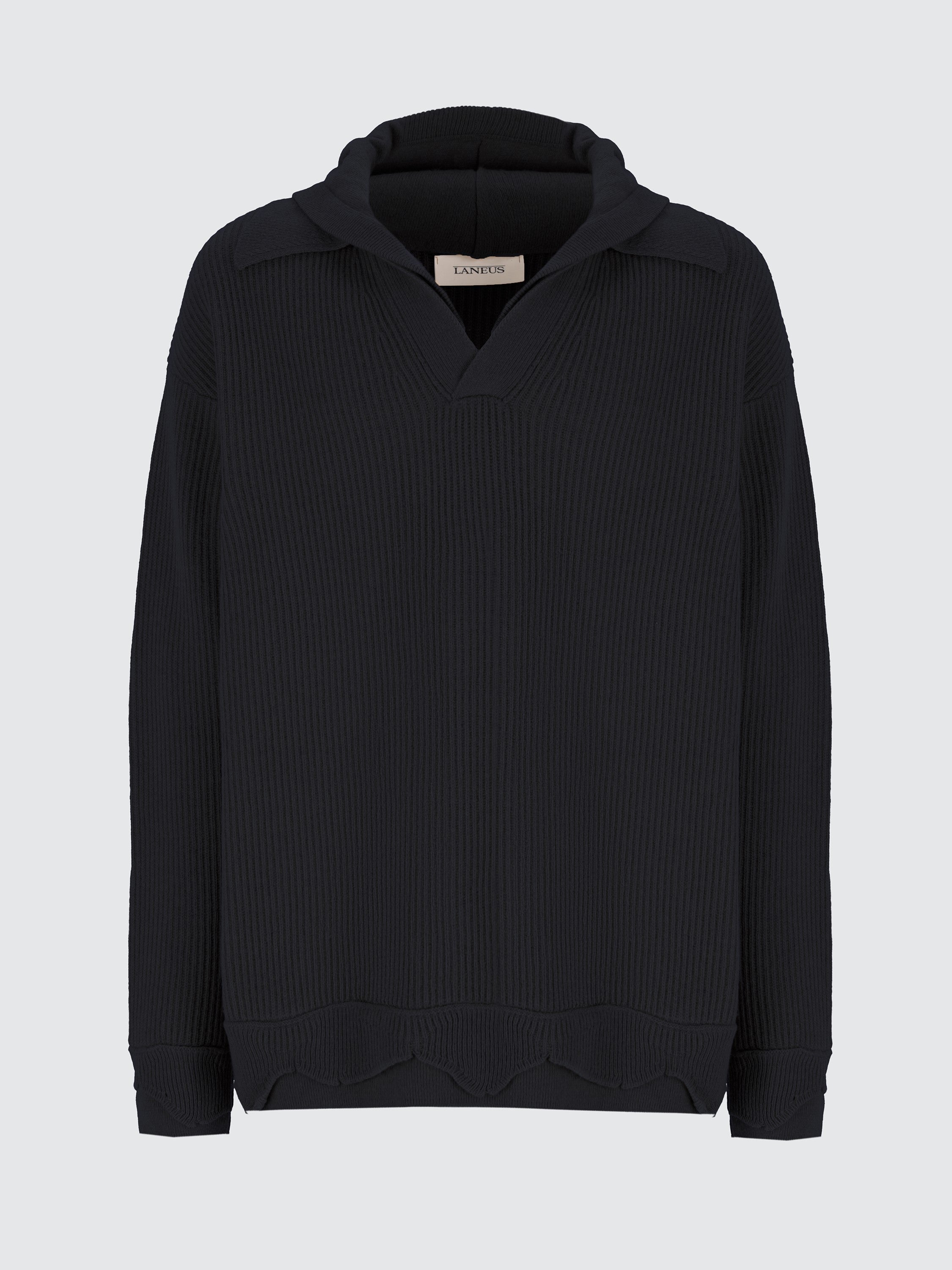 Hoddie scollo a V double edge