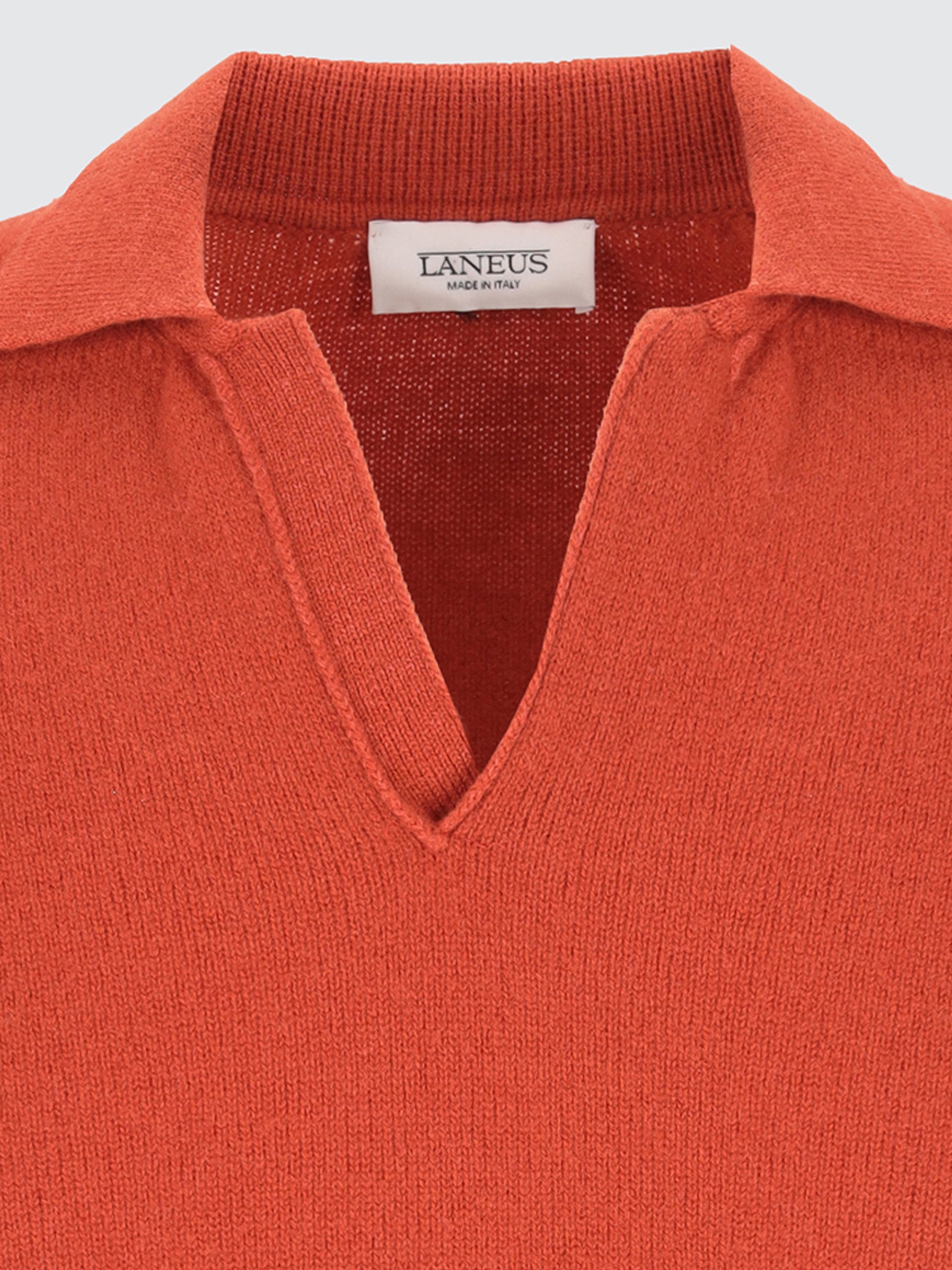 Polo in lana e cashmere long sleeves