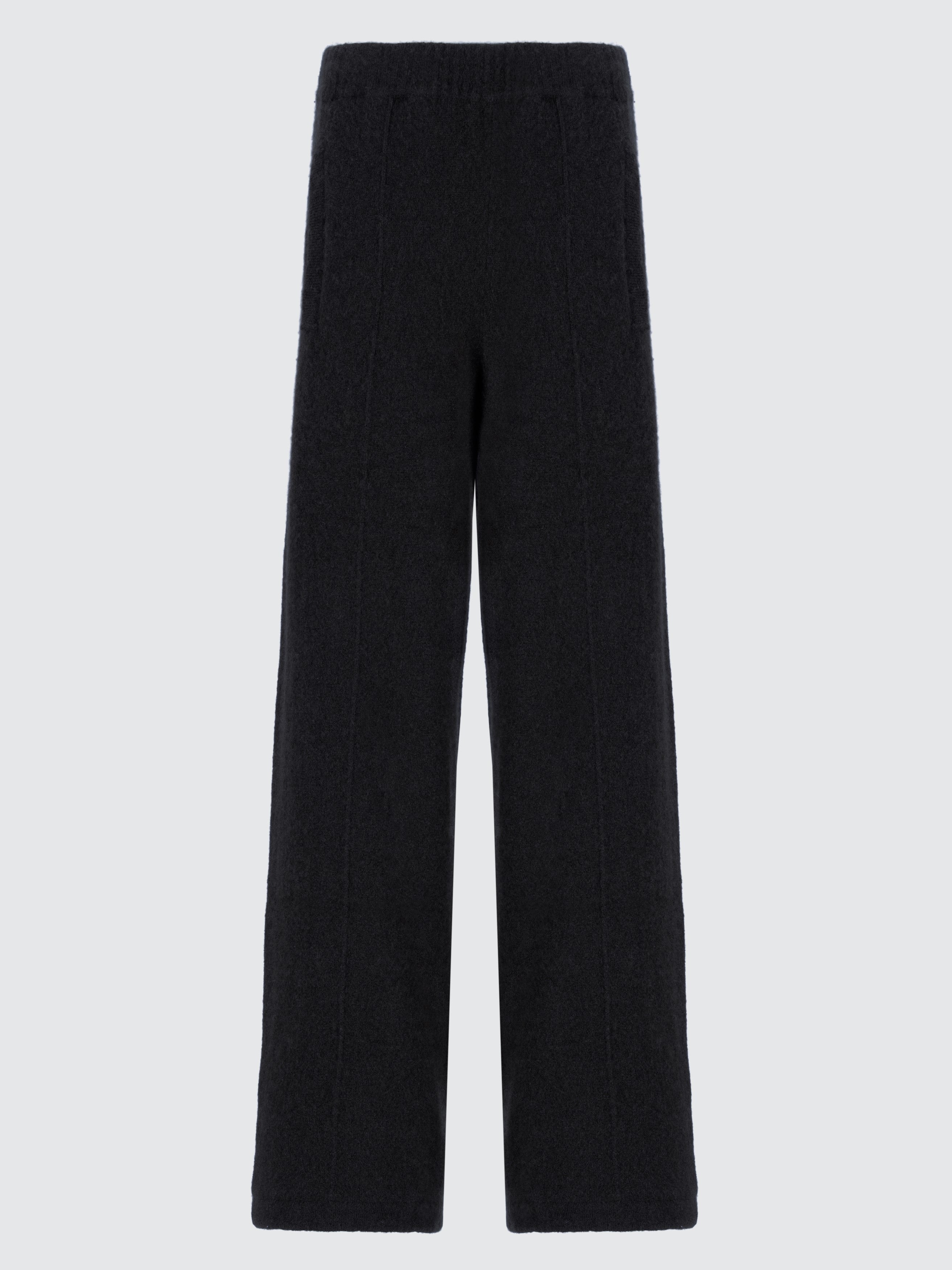 Pantaloni in lana e cashmere laisure