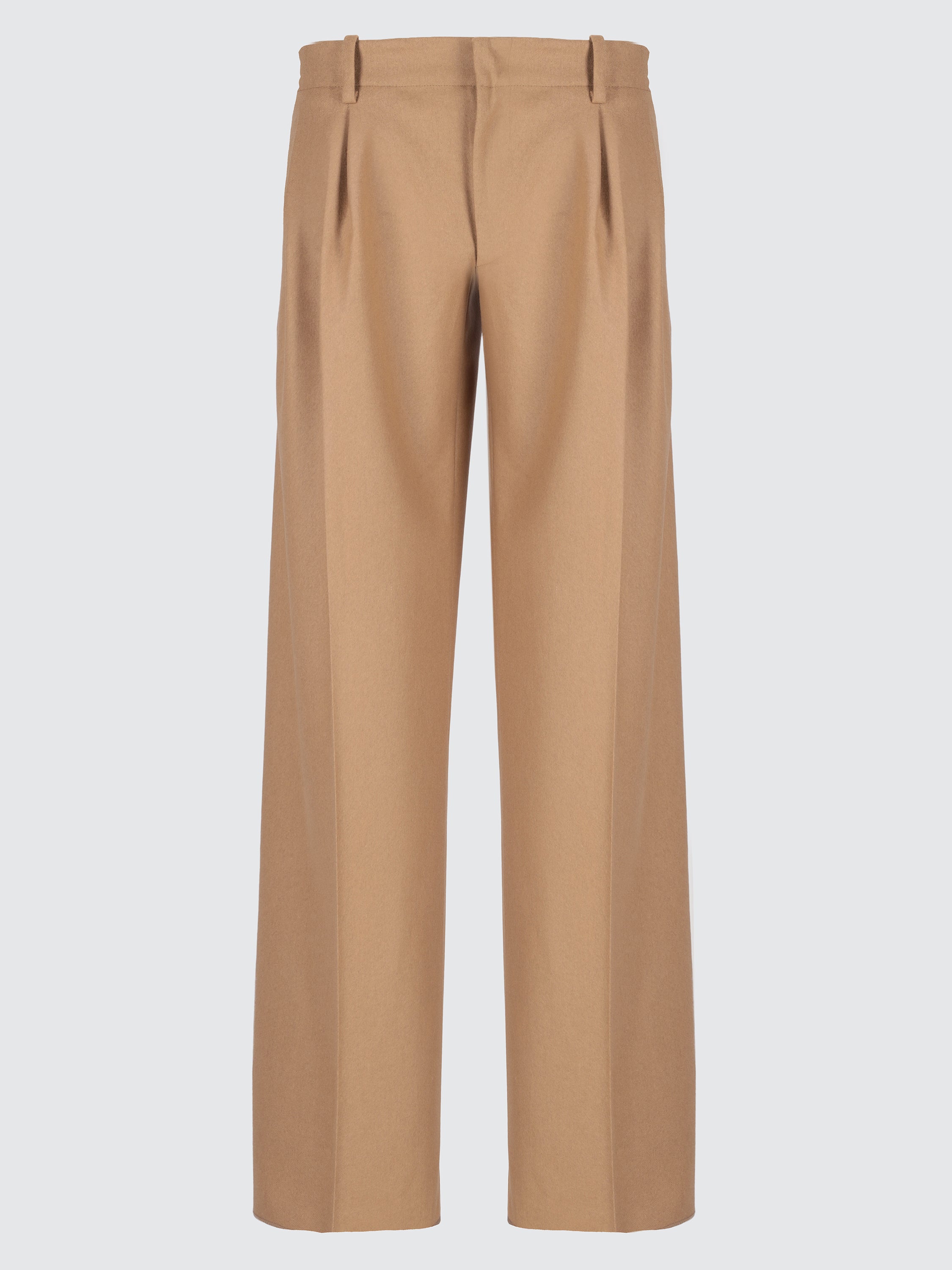 Wide-leg double pence pants