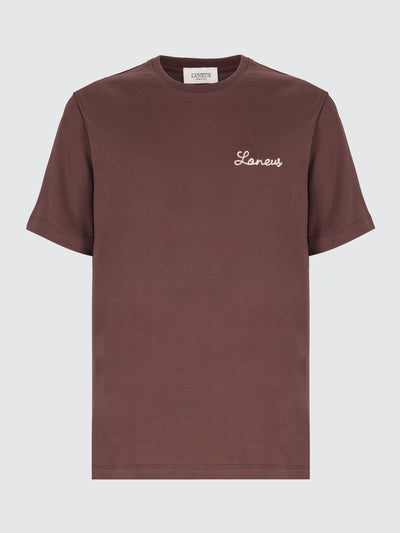 T-shirt girocollo in cotone Cornely