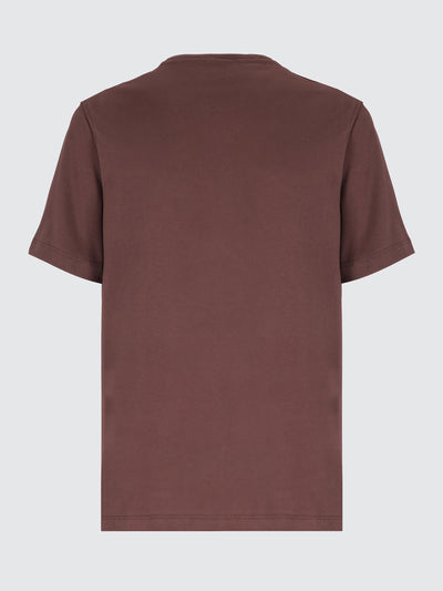 T-shirt girocollo in cotone Cornely