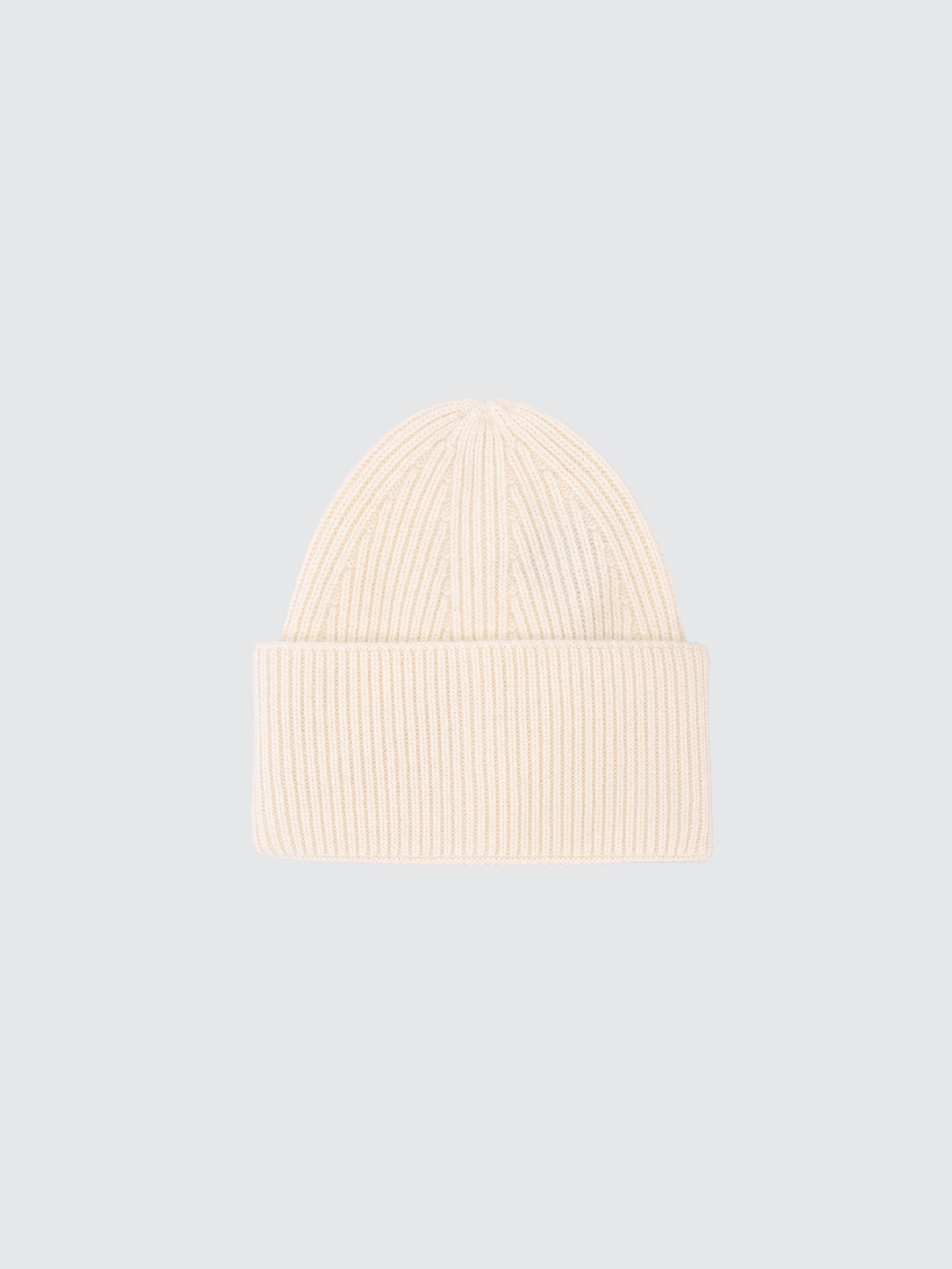 Cashmere knitted beanie