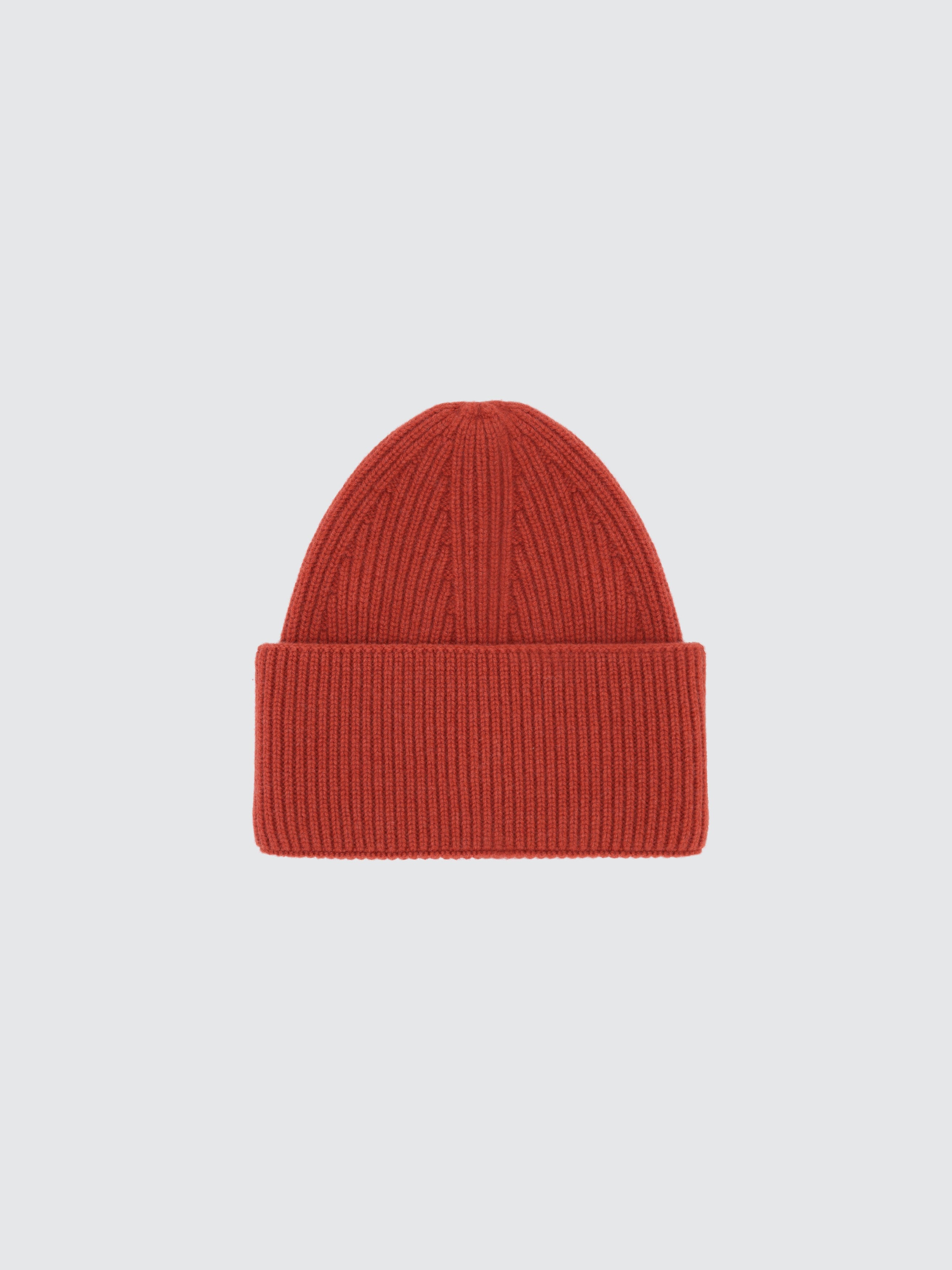 Cashmere knitted beanie