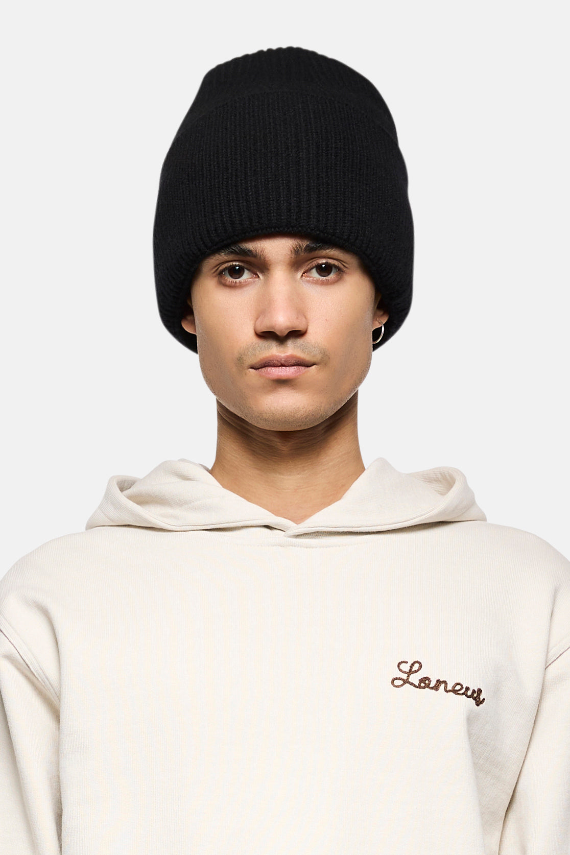 Cashmere knitted beanie – Laneus