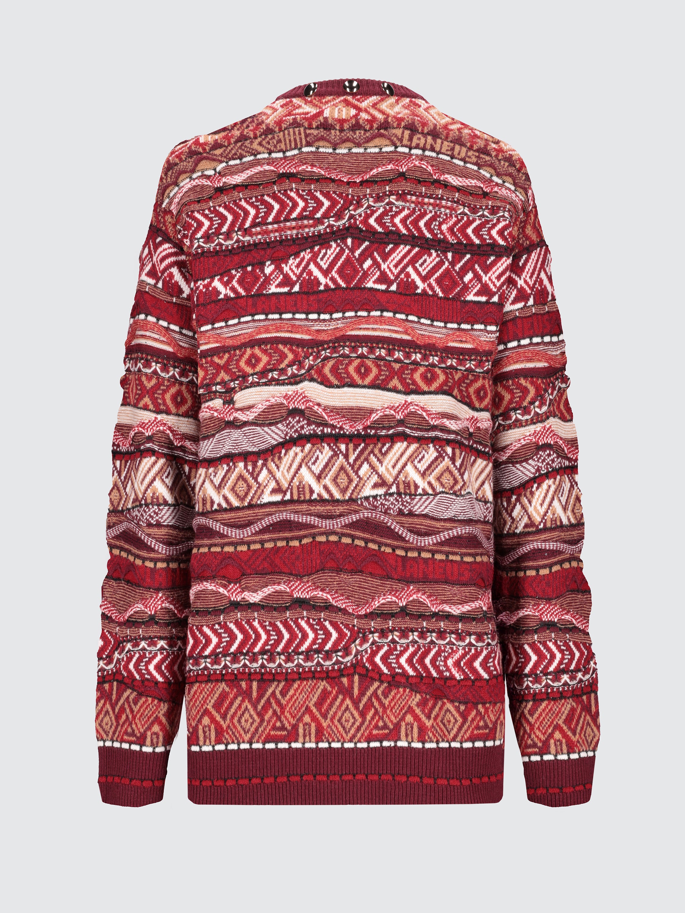 【LANEUS/ラネウス】 PALMTREE KNITTED CARDIGAN WOMAN KNITWEAR FALL/WINTER 2025 – Laneus