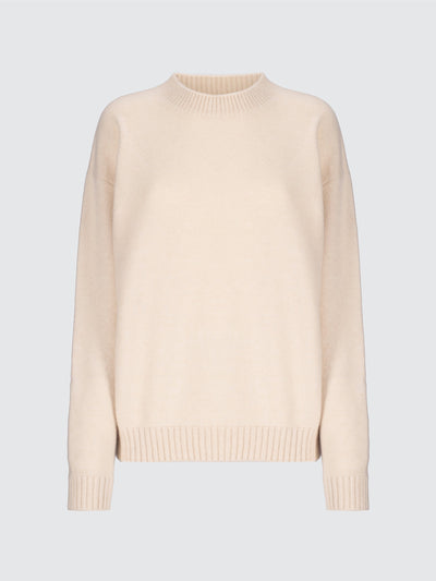Crew-neck cashmere jumper