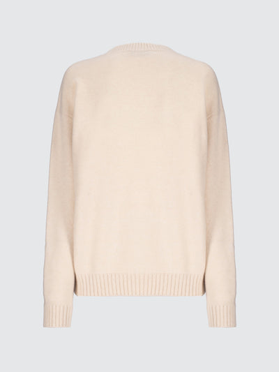 Crew-neck cashmere jumper