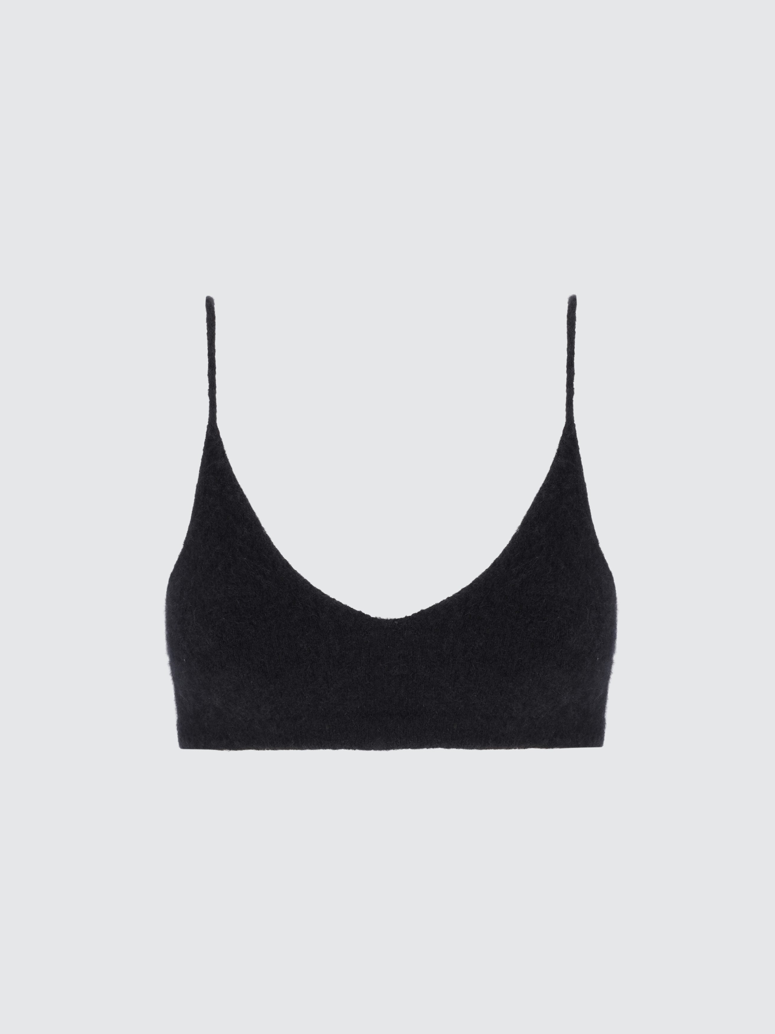 Sense cropped cashmere top