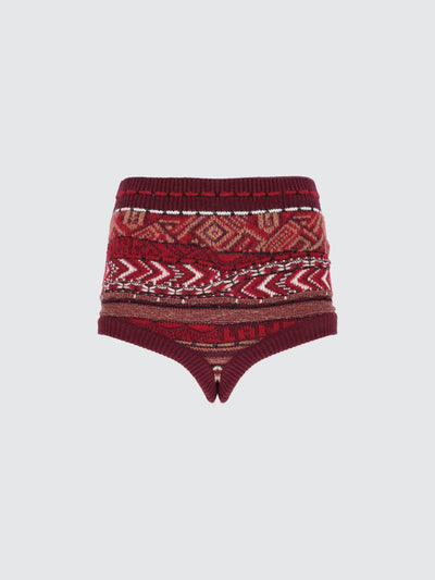 Coulotte in maglia jacquard "Laneus"