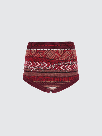 Coulotte in maglia jacquard "Laneus"