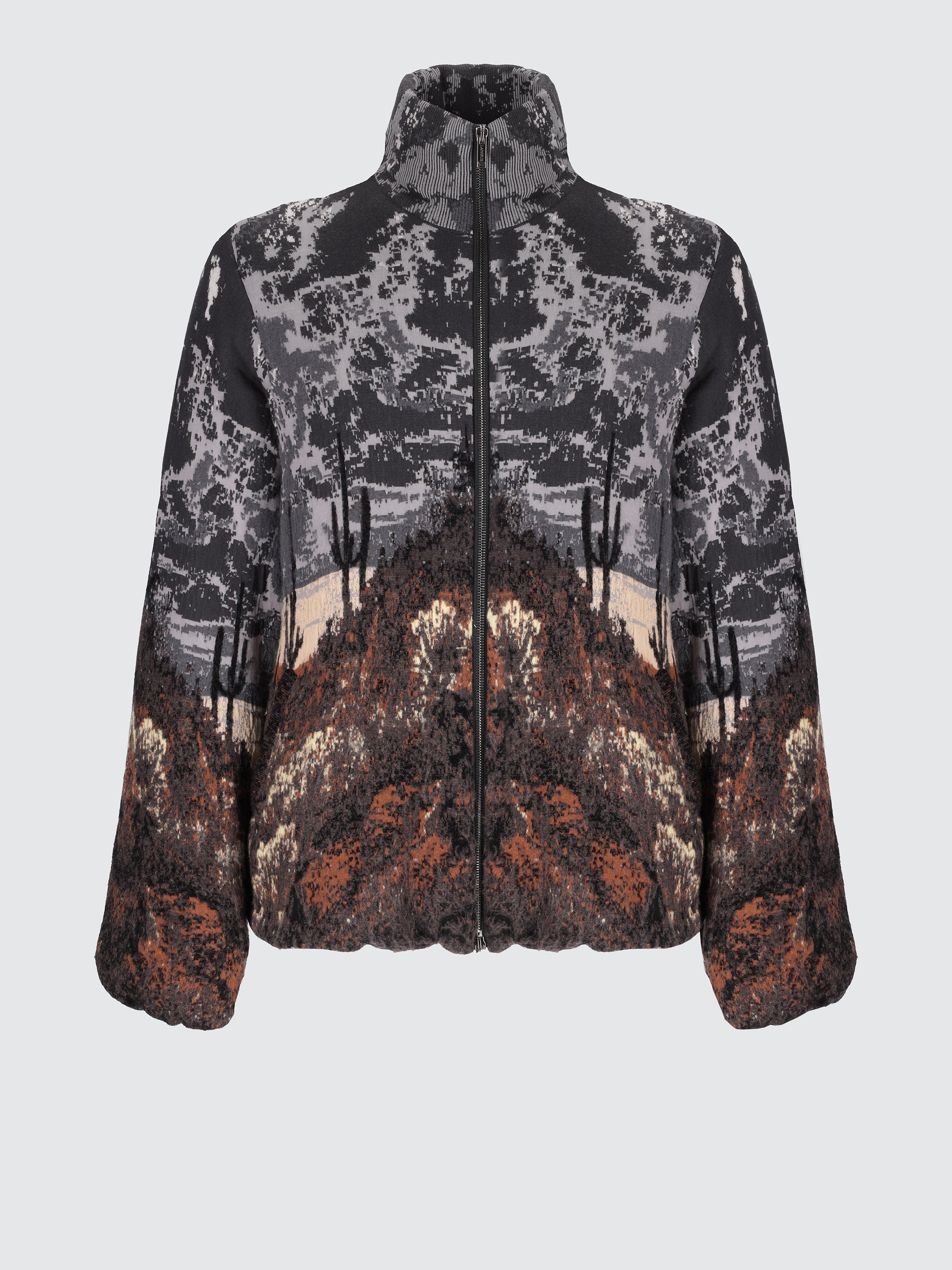 Bomber imbottito jacquard Oniric Desert