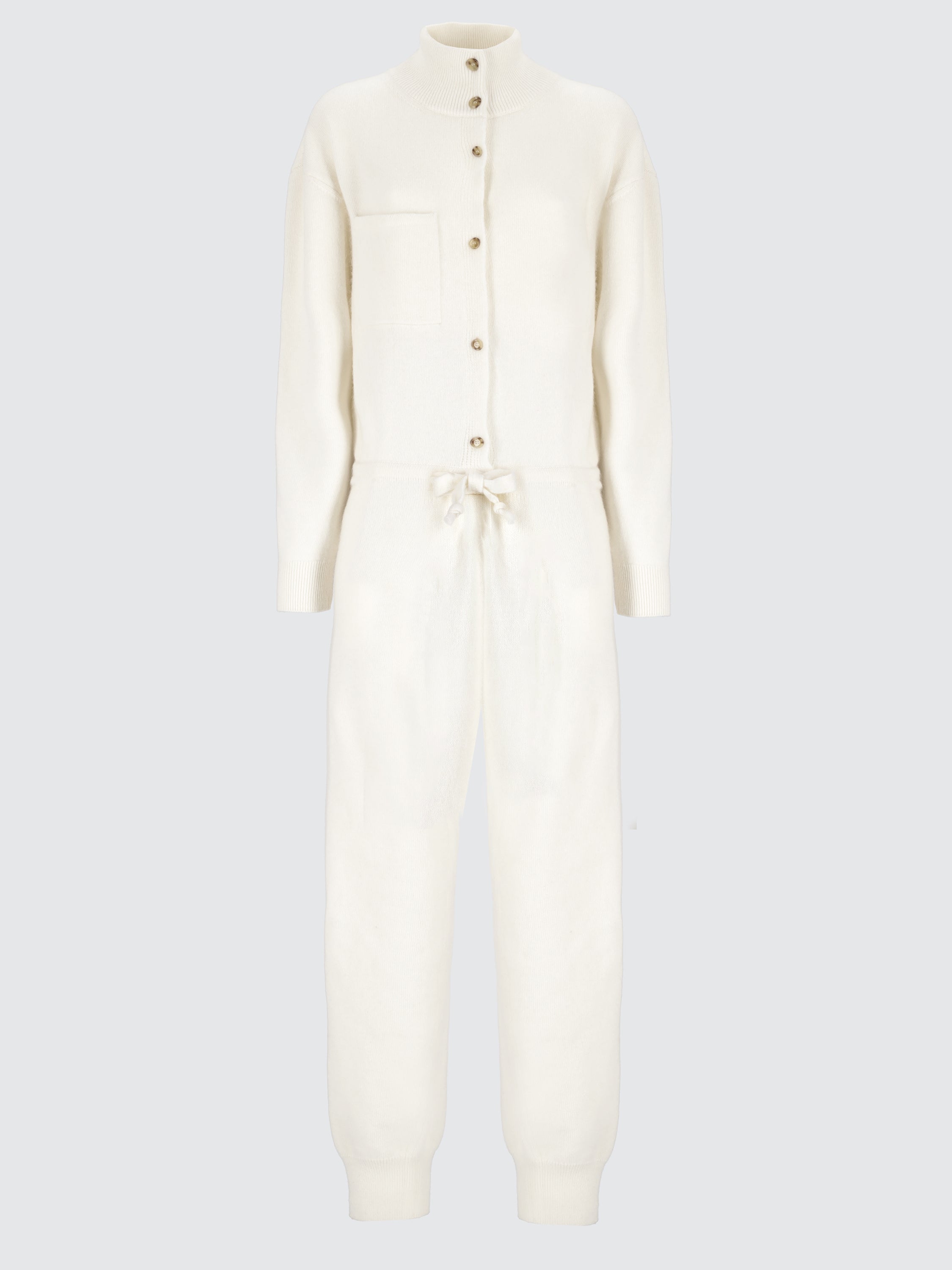 Wool and alpaca knit jumpsuit