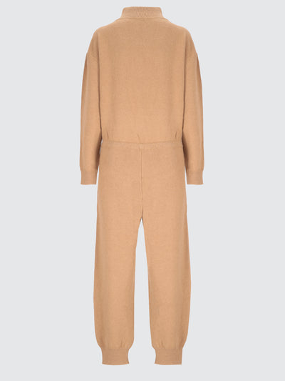 Wool and alpaca knit jumpsuit