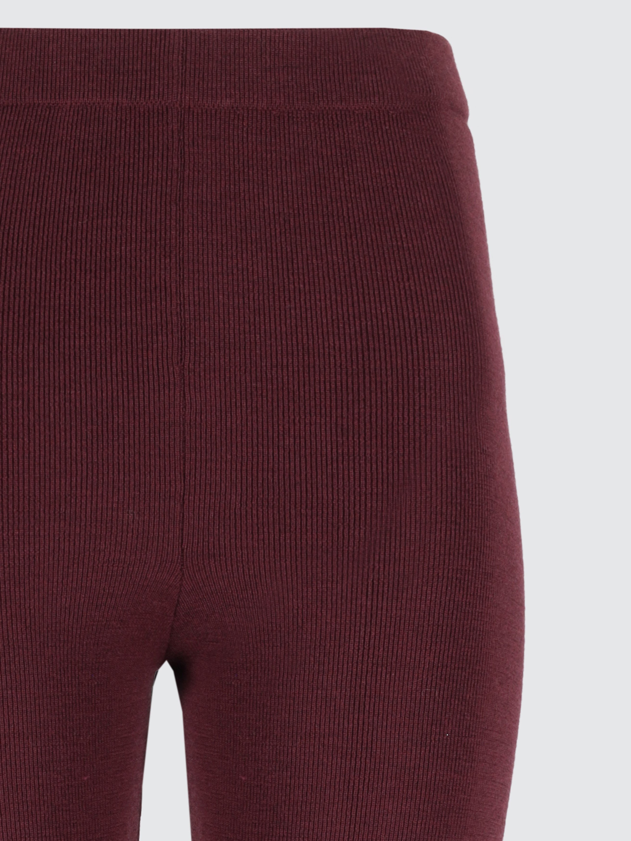 Pantaloni flared in lana extrafine