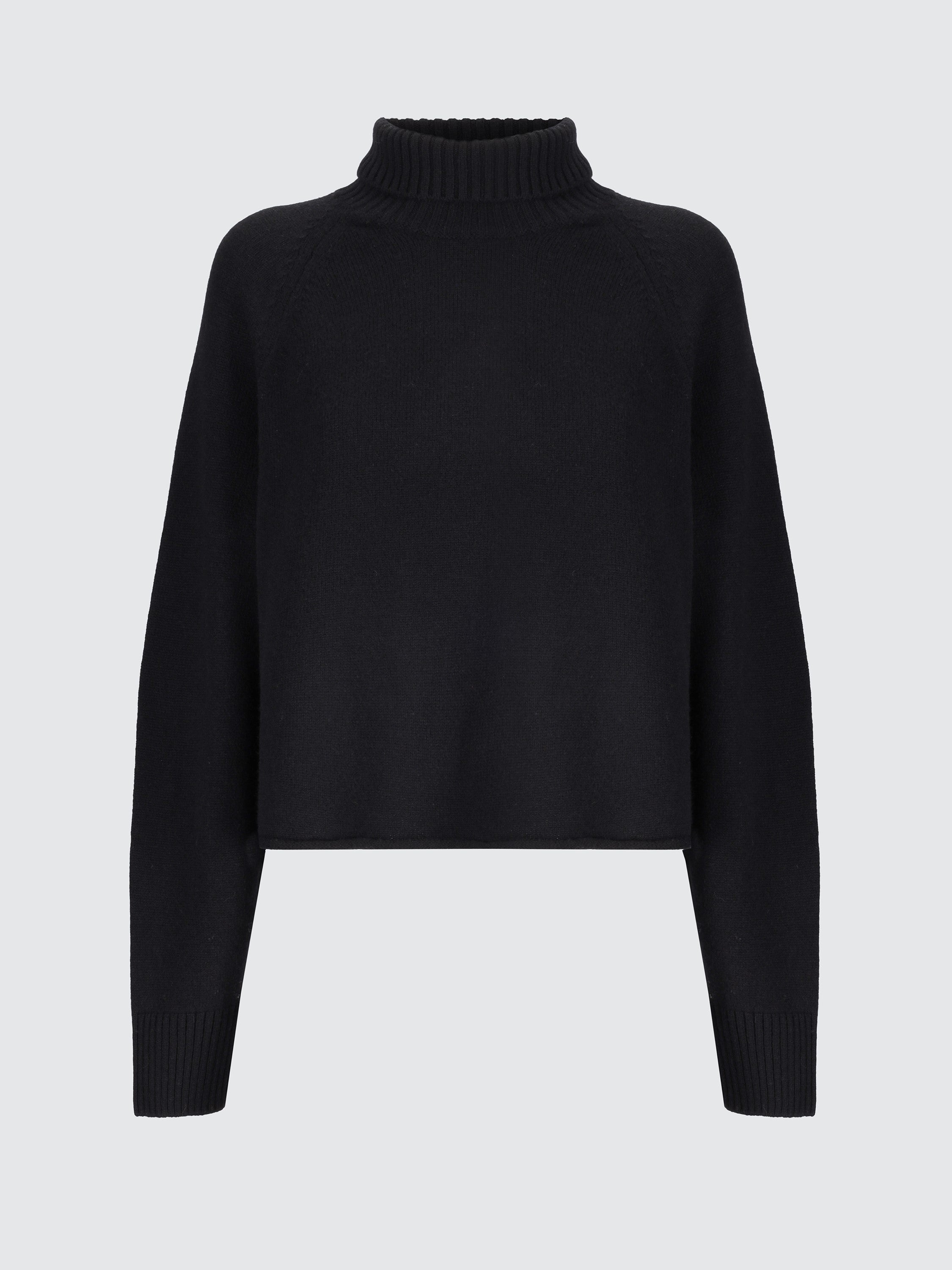 Dolcevita crop in lana e cashmere