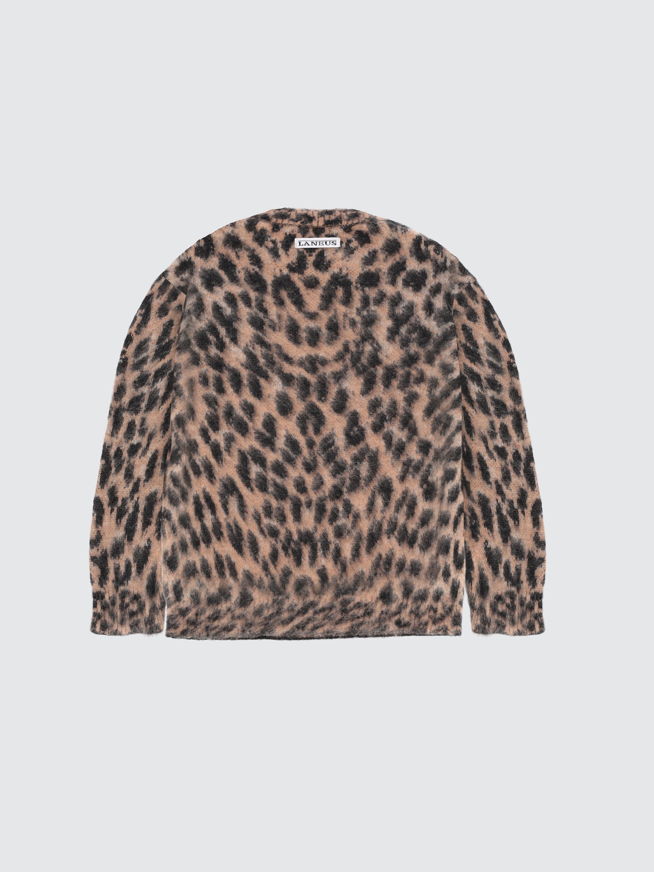 Leopard knit dress