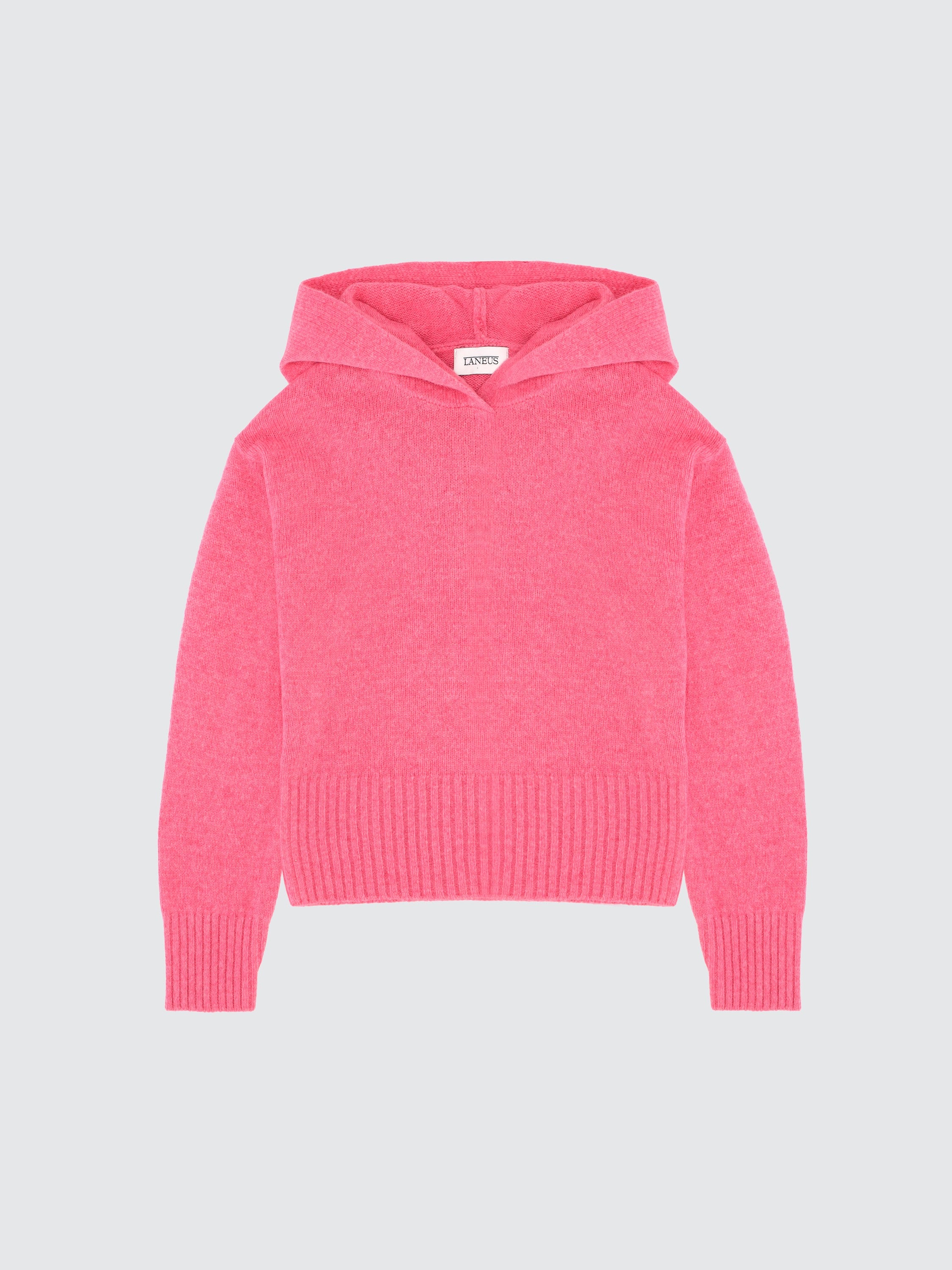Merino wool knit hoodie