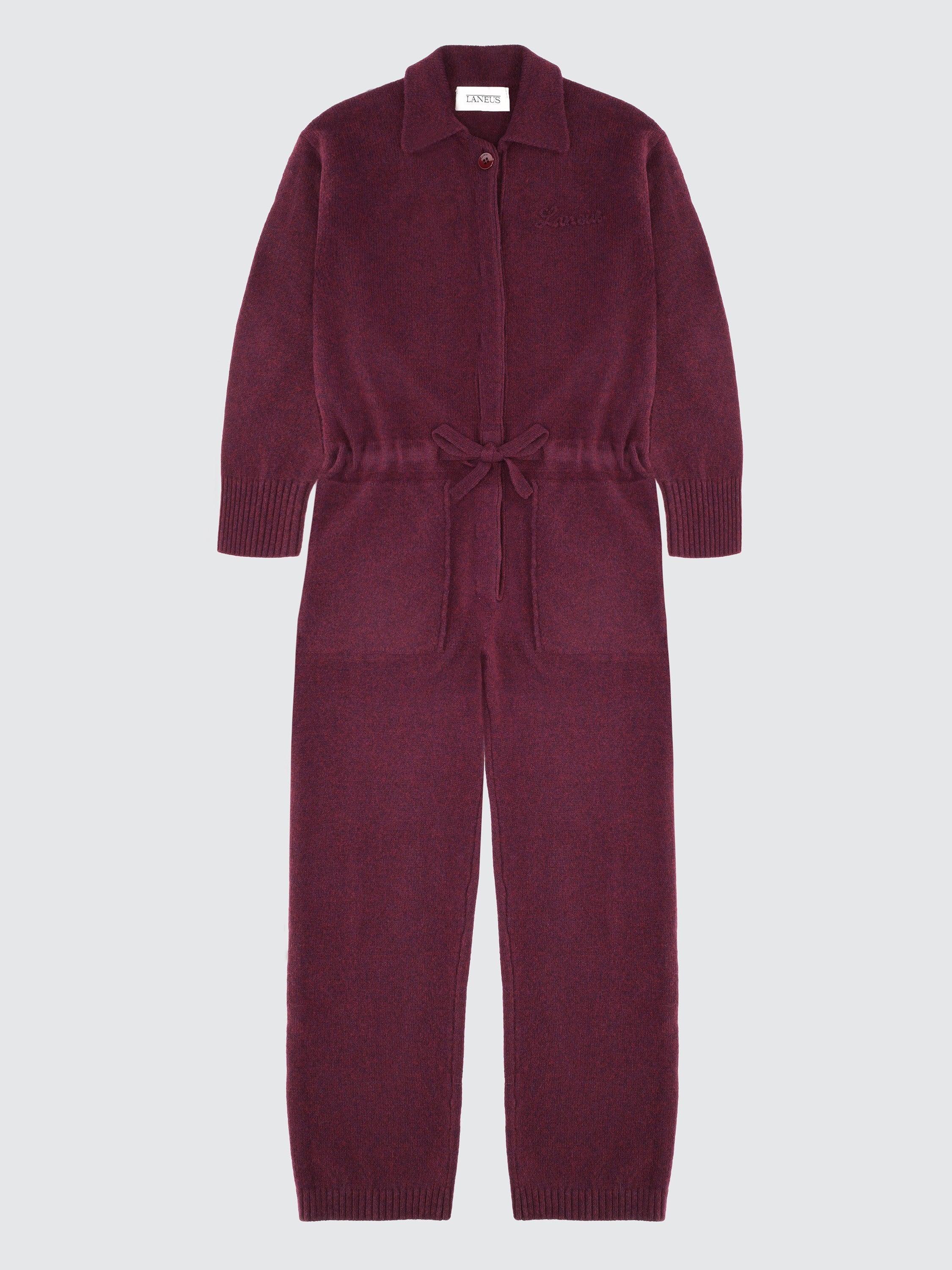 Merino wool knit jumpsuit